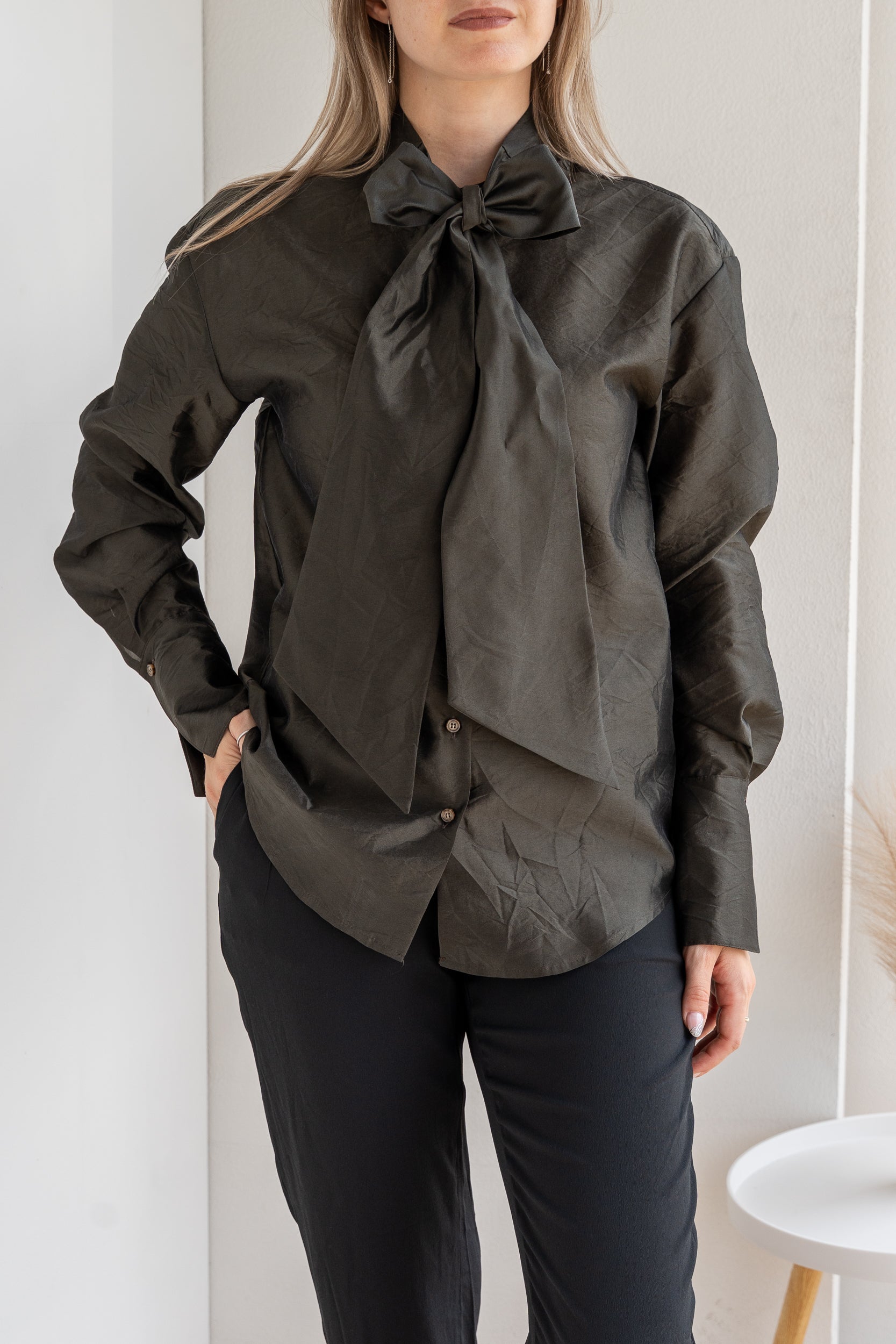 Camicia con fiocco