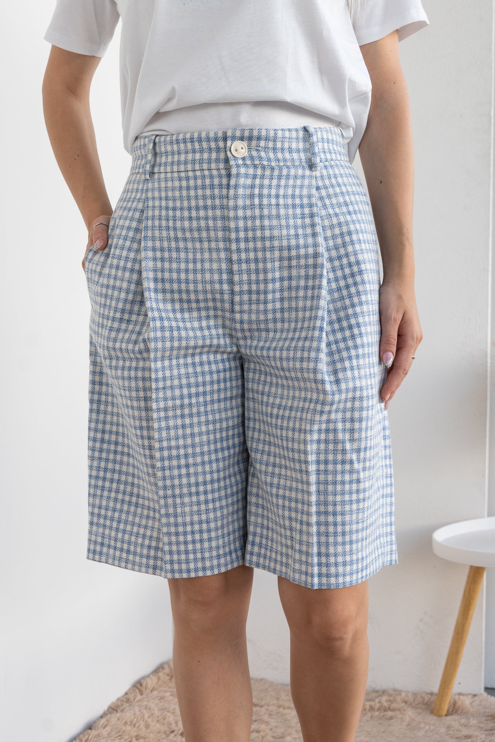 Checkered shorts