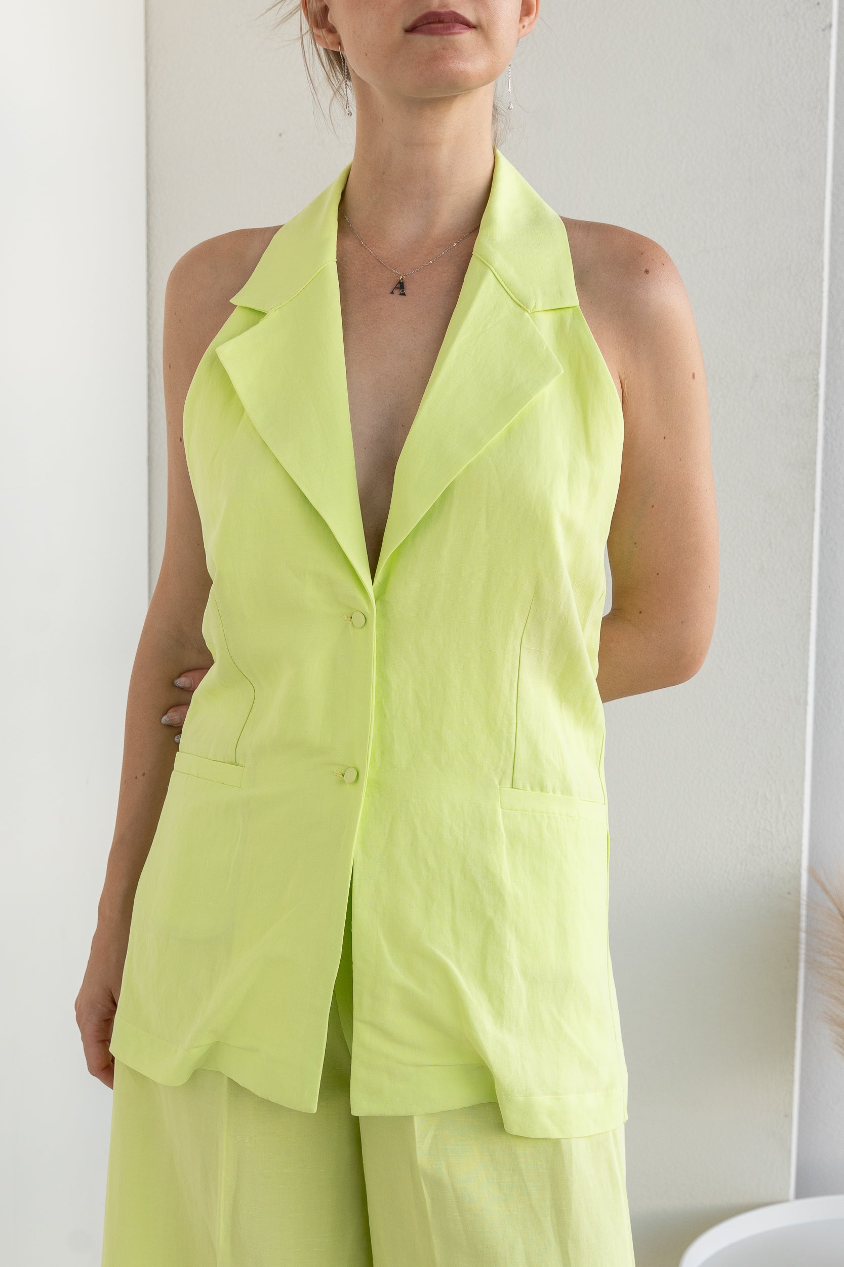 Gilet con dettaglio schiena
