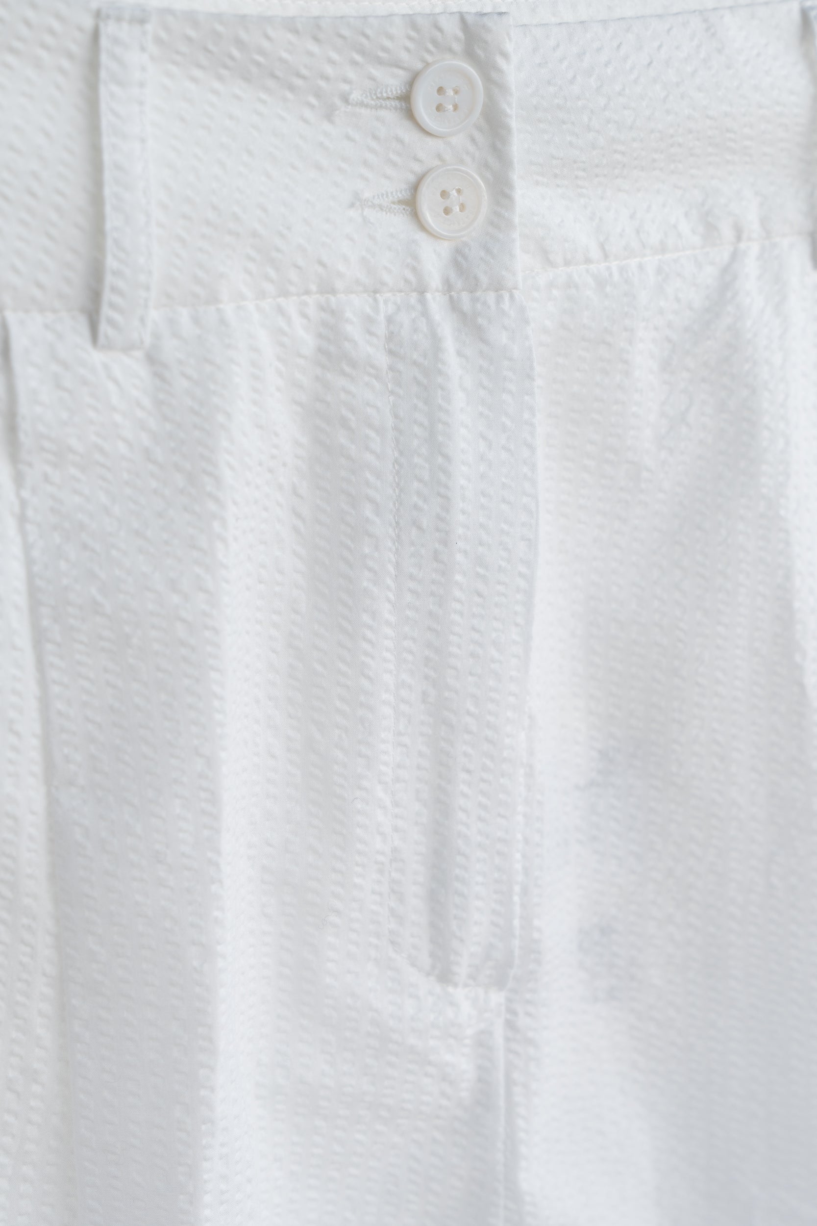 Piqué trousers
