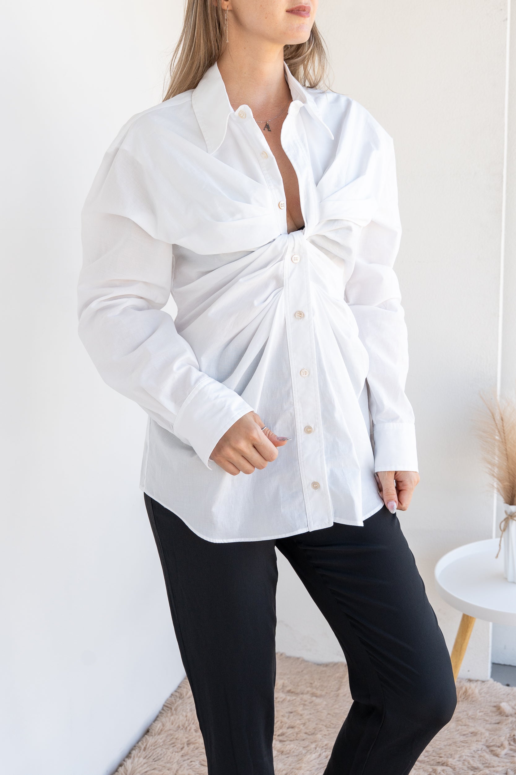 Camicia arricciata