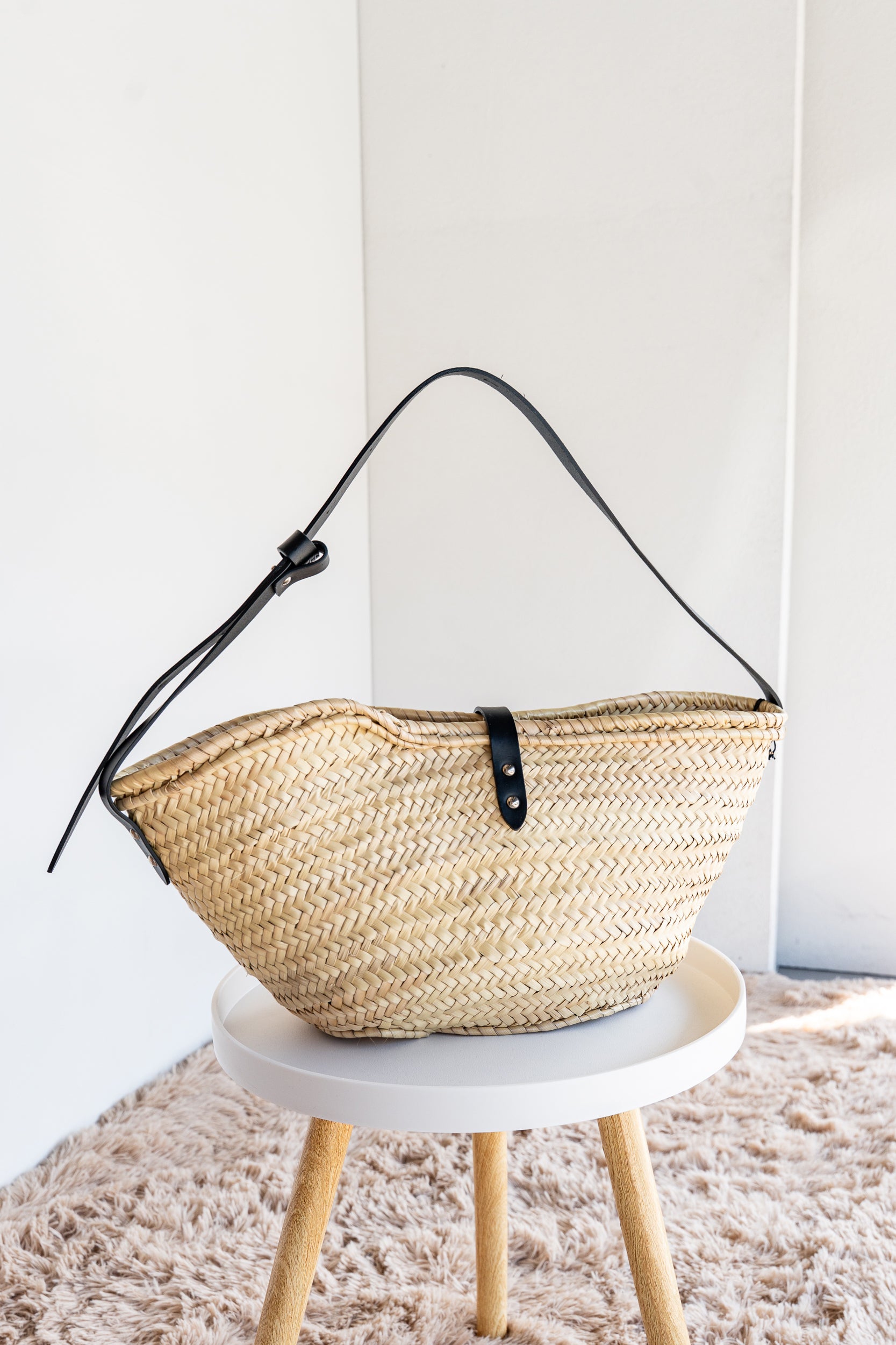 Borsa a spalla in paglia