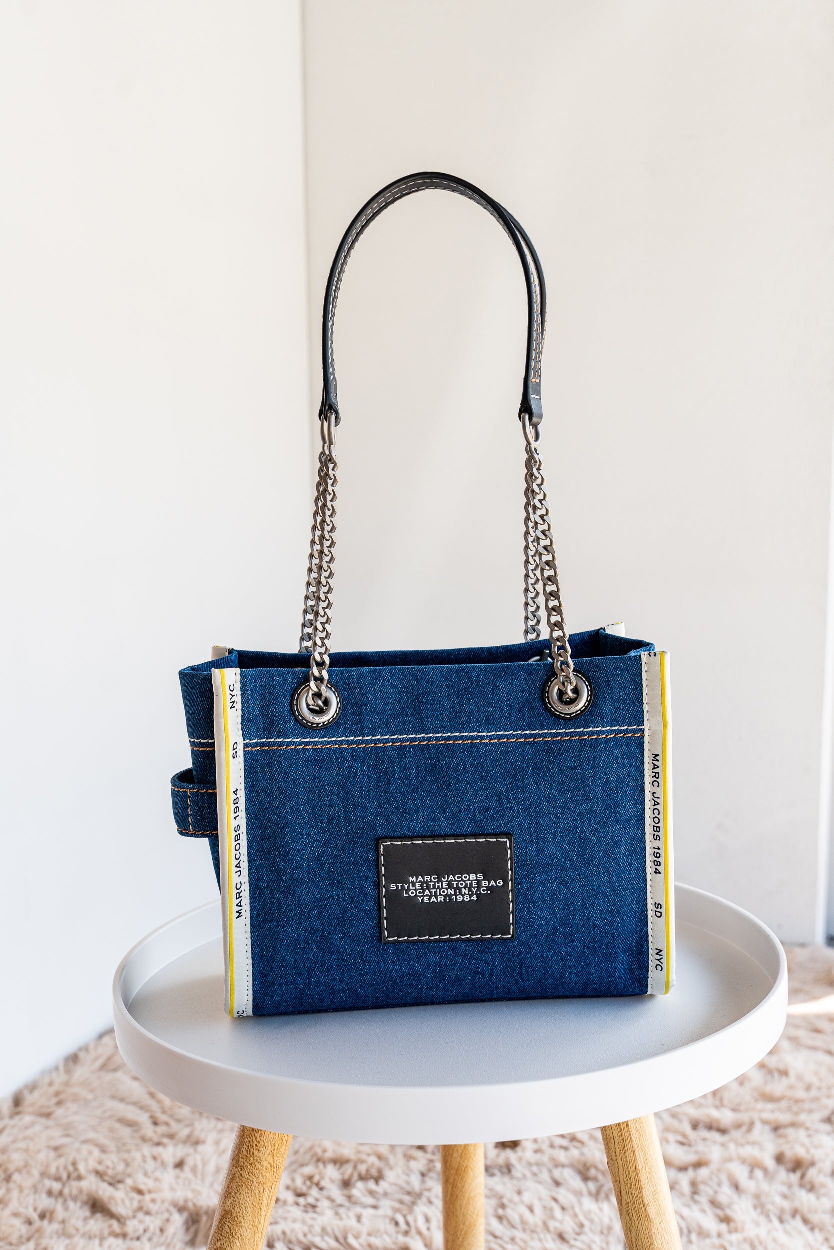 Borsa denim a spalla