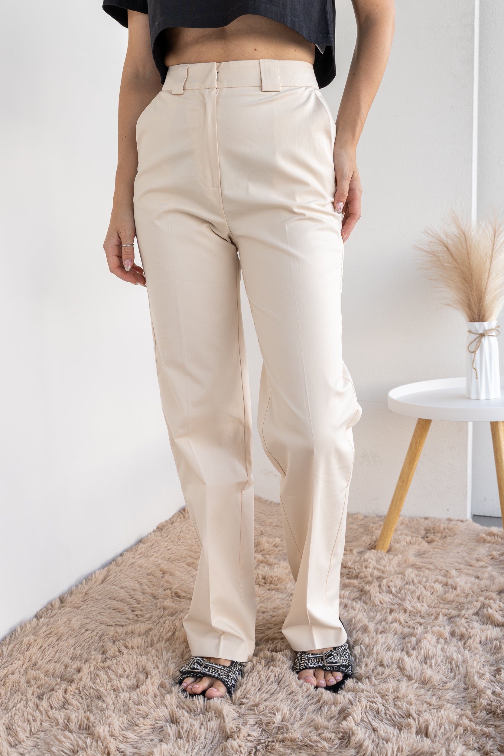 Regular fit trousers