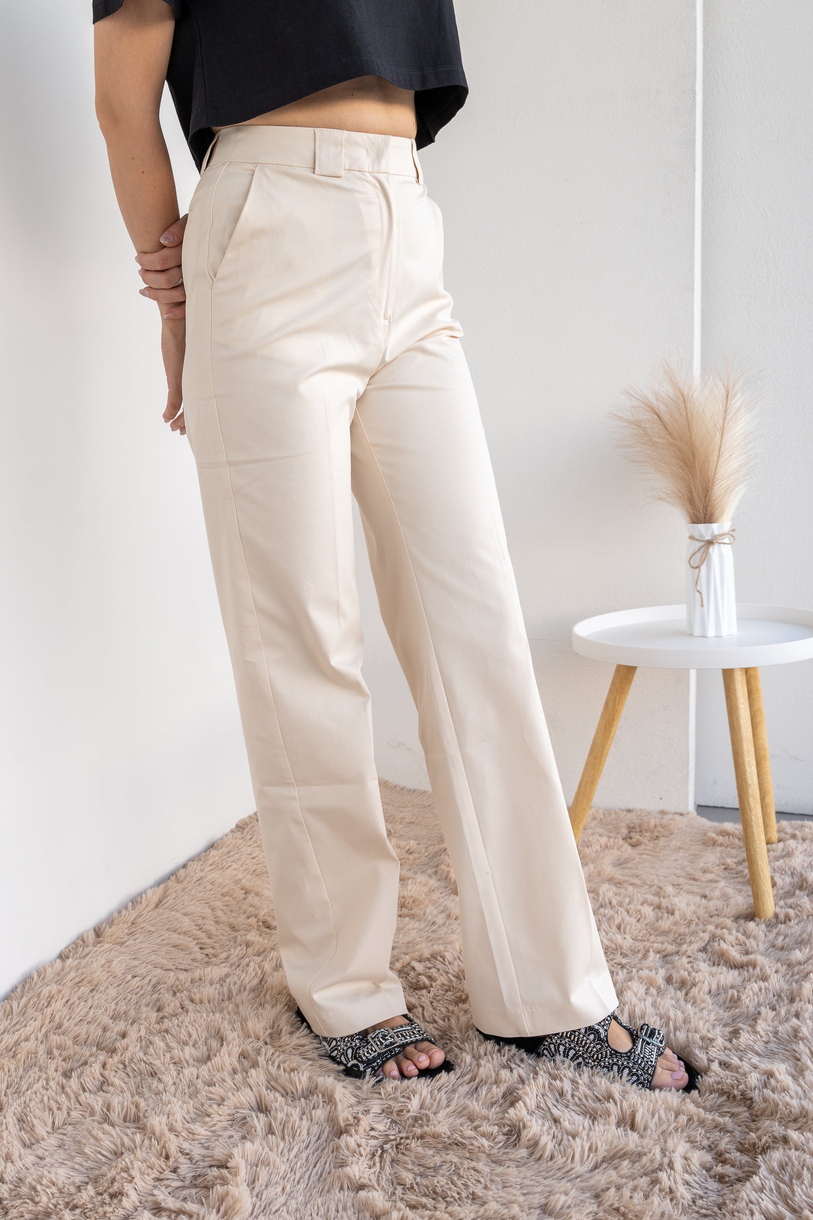 Regular fit trousers