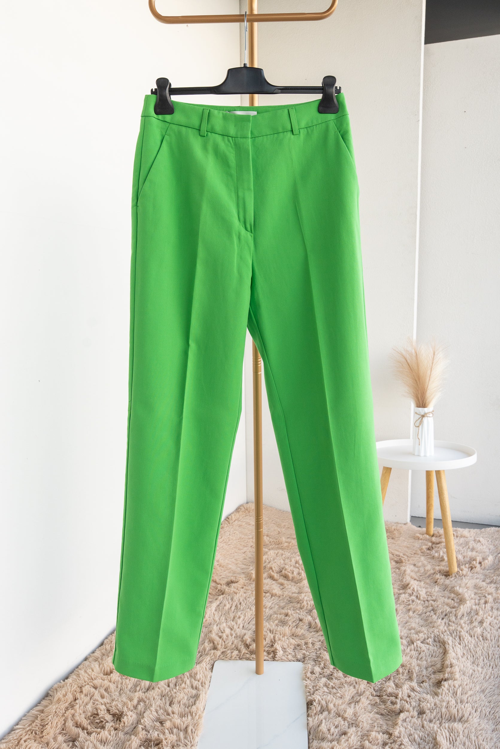 Straight leg trousers