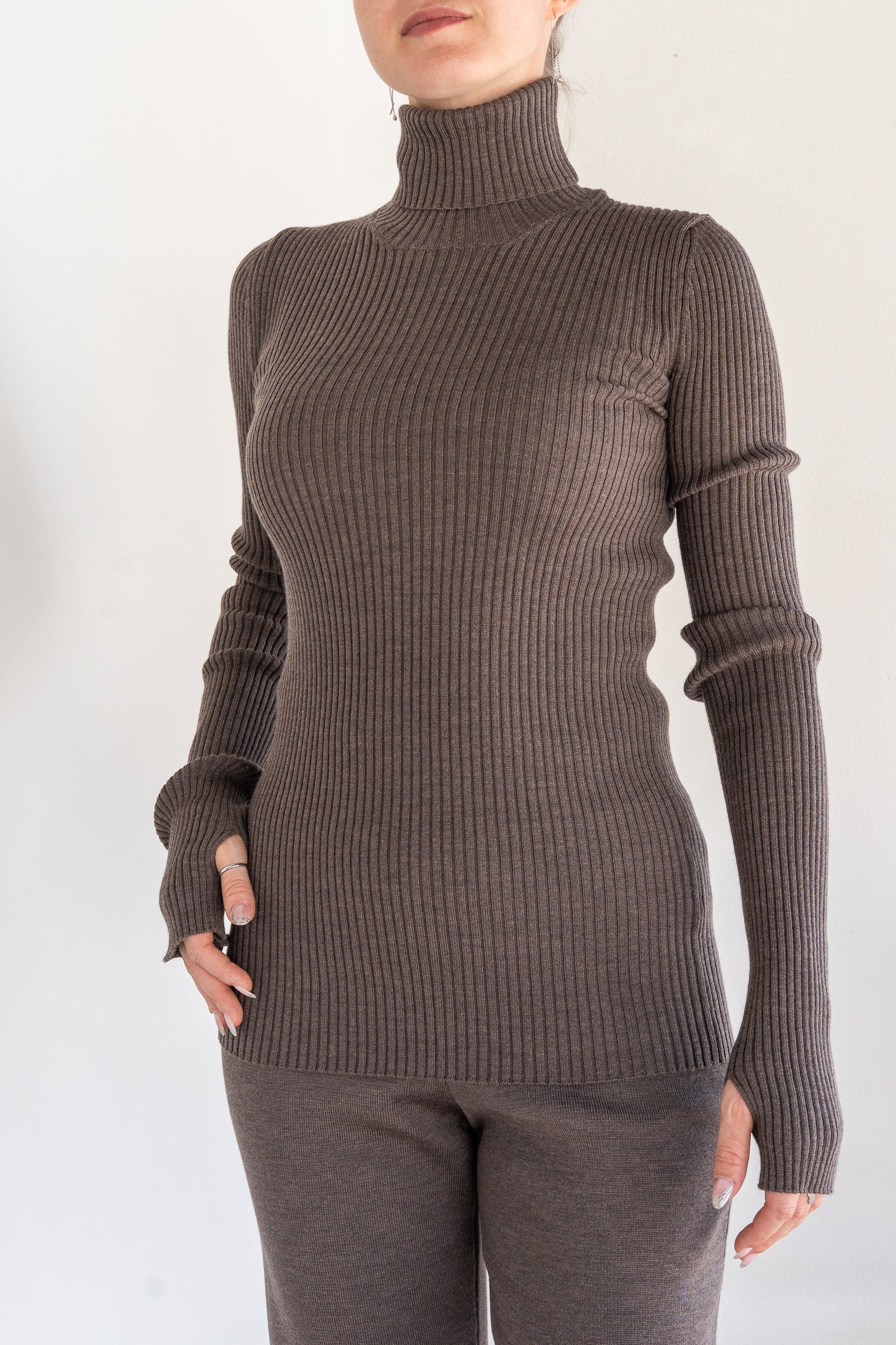 Maglia a collo alto