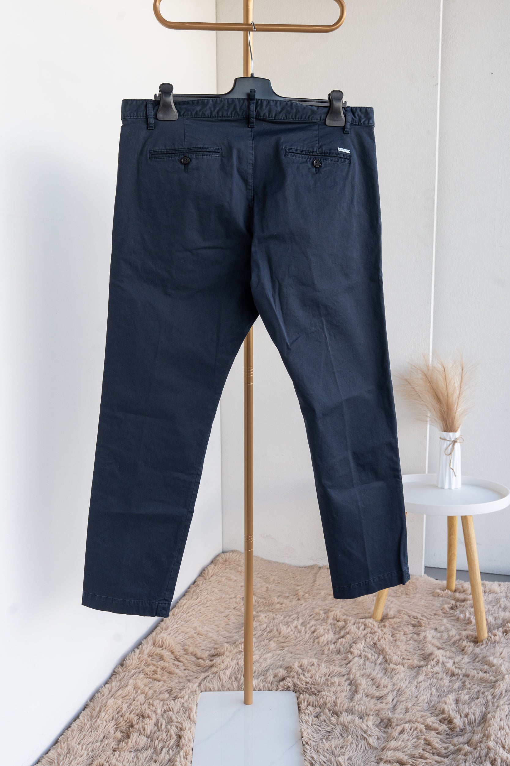 Straight leg trousers