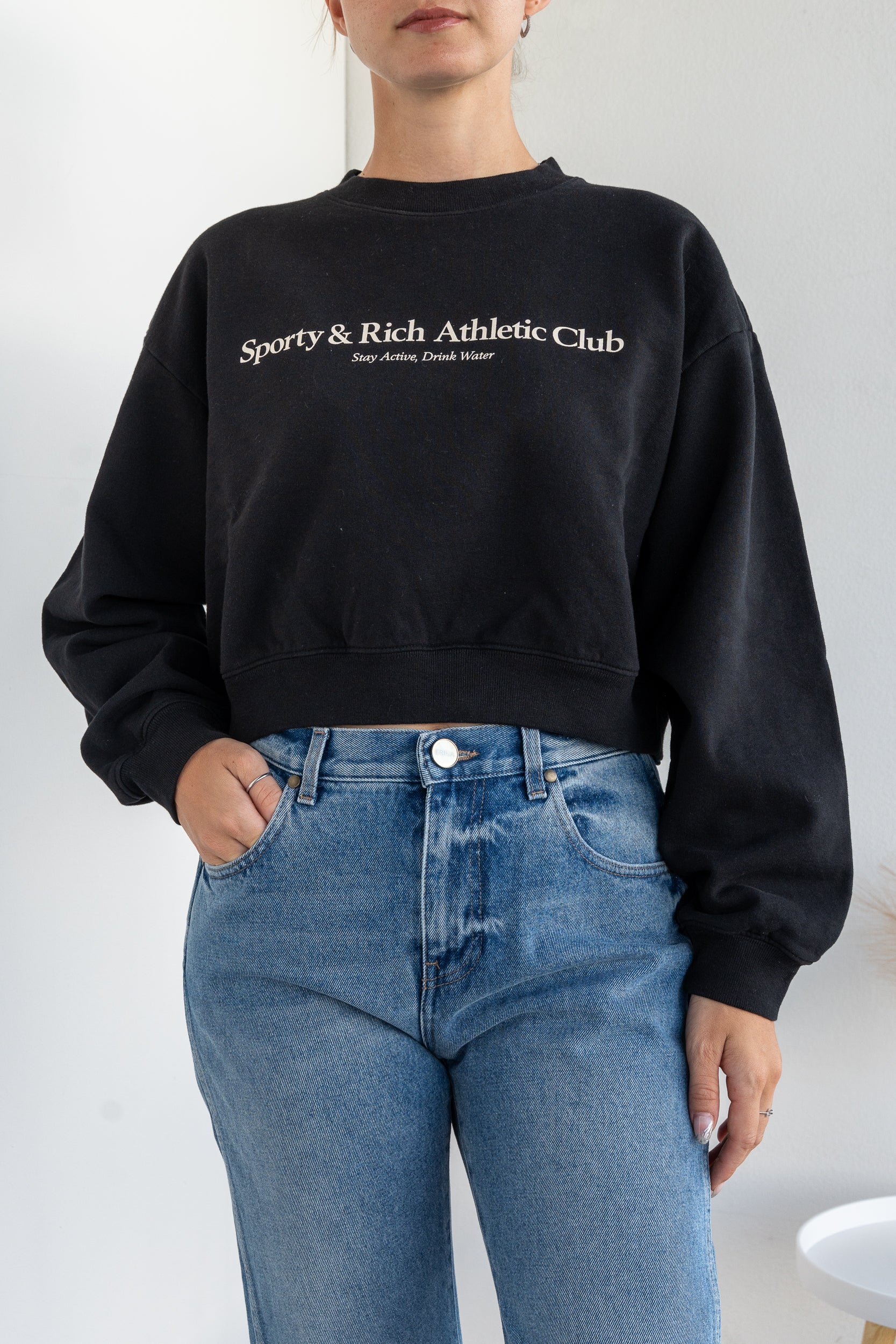 Felpa cropped
