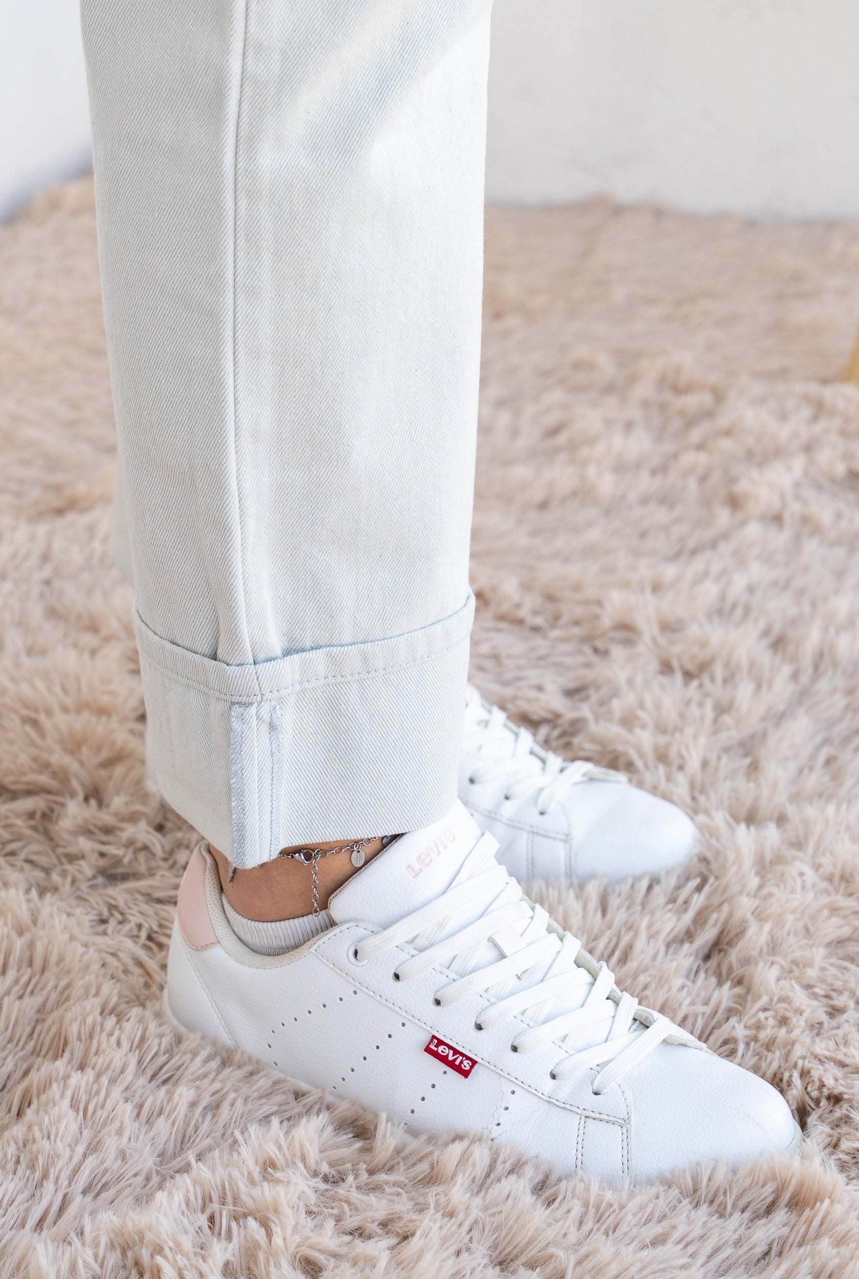 Straight leg jeans