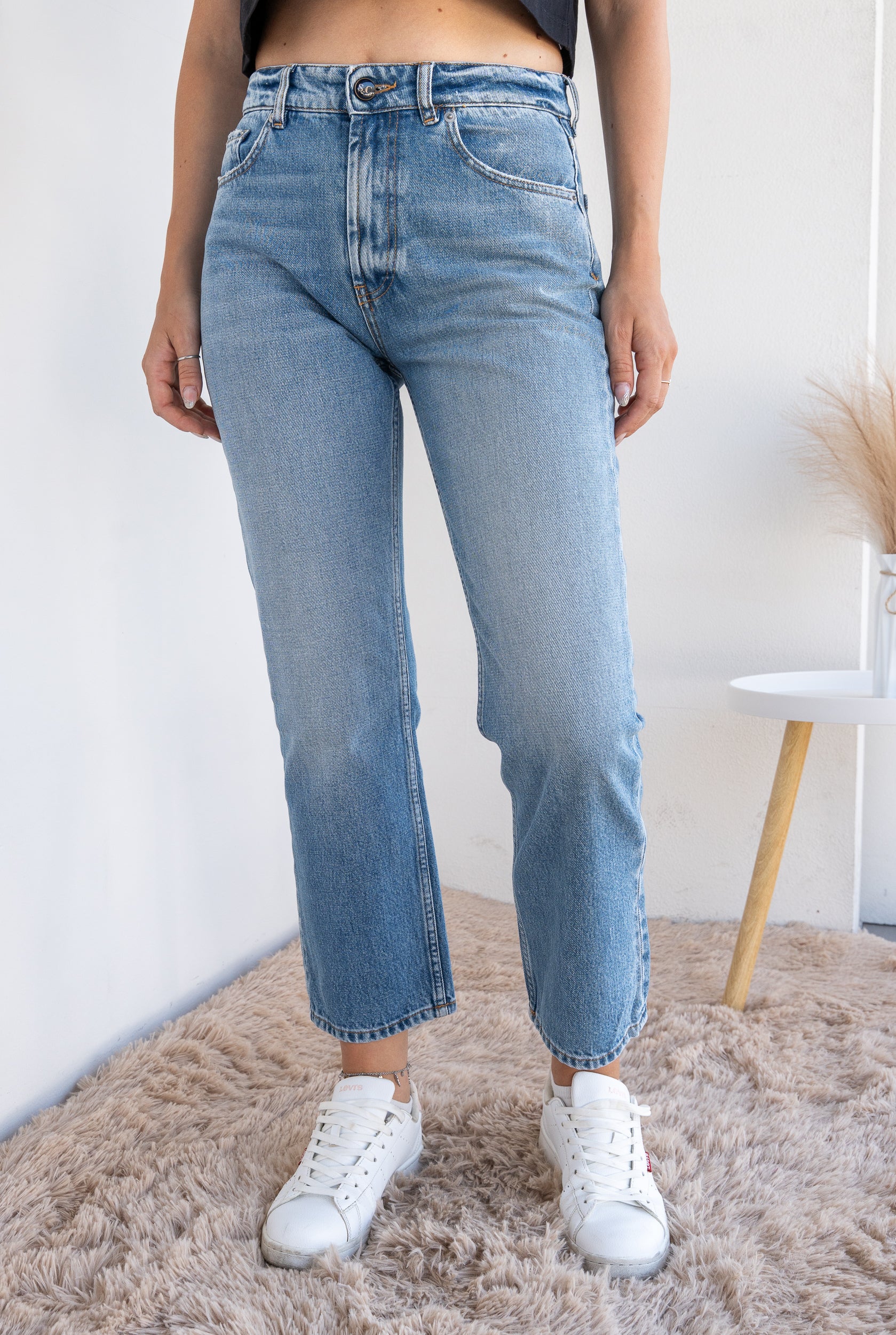 Slim cropped jeans