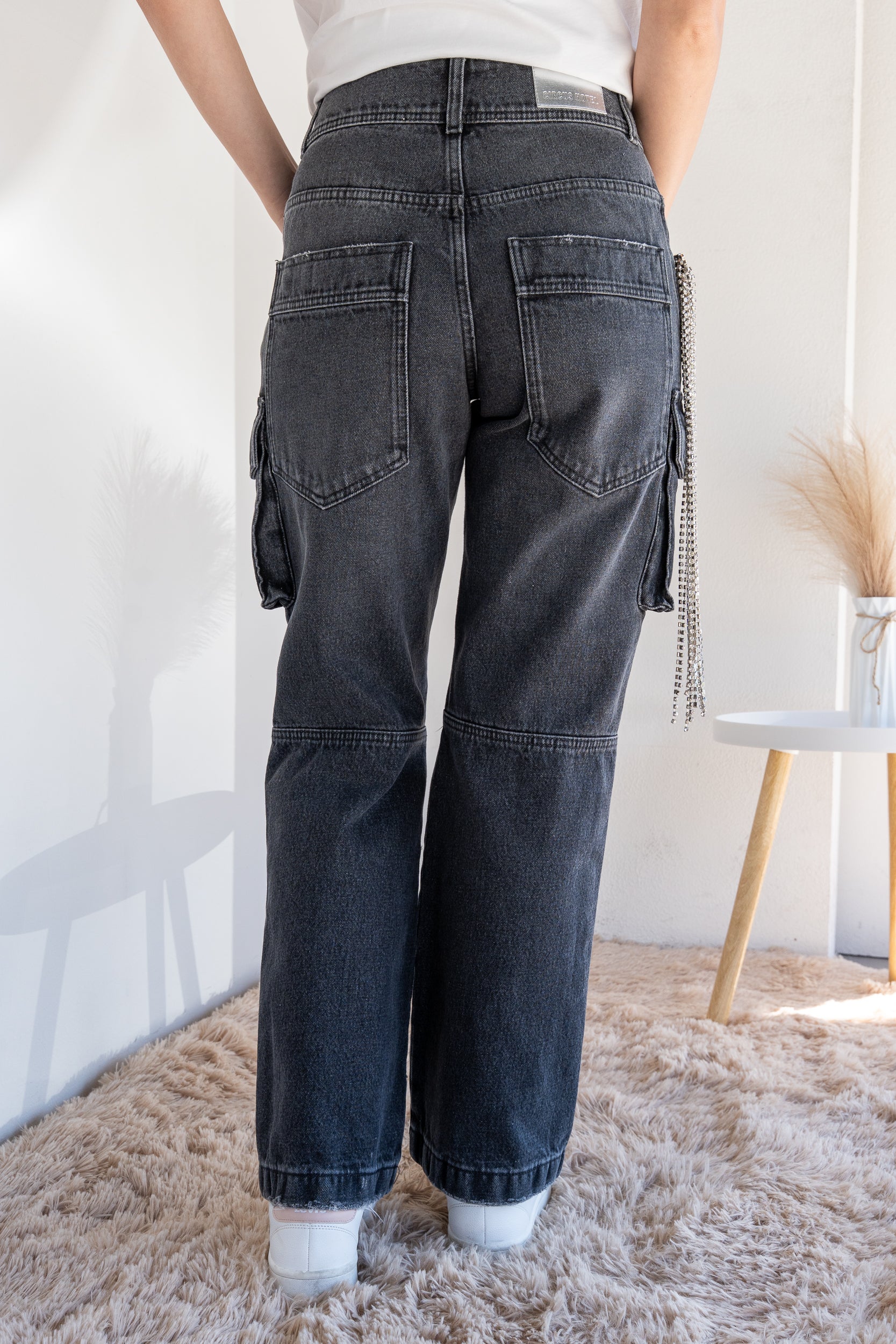 Jeans con strass
