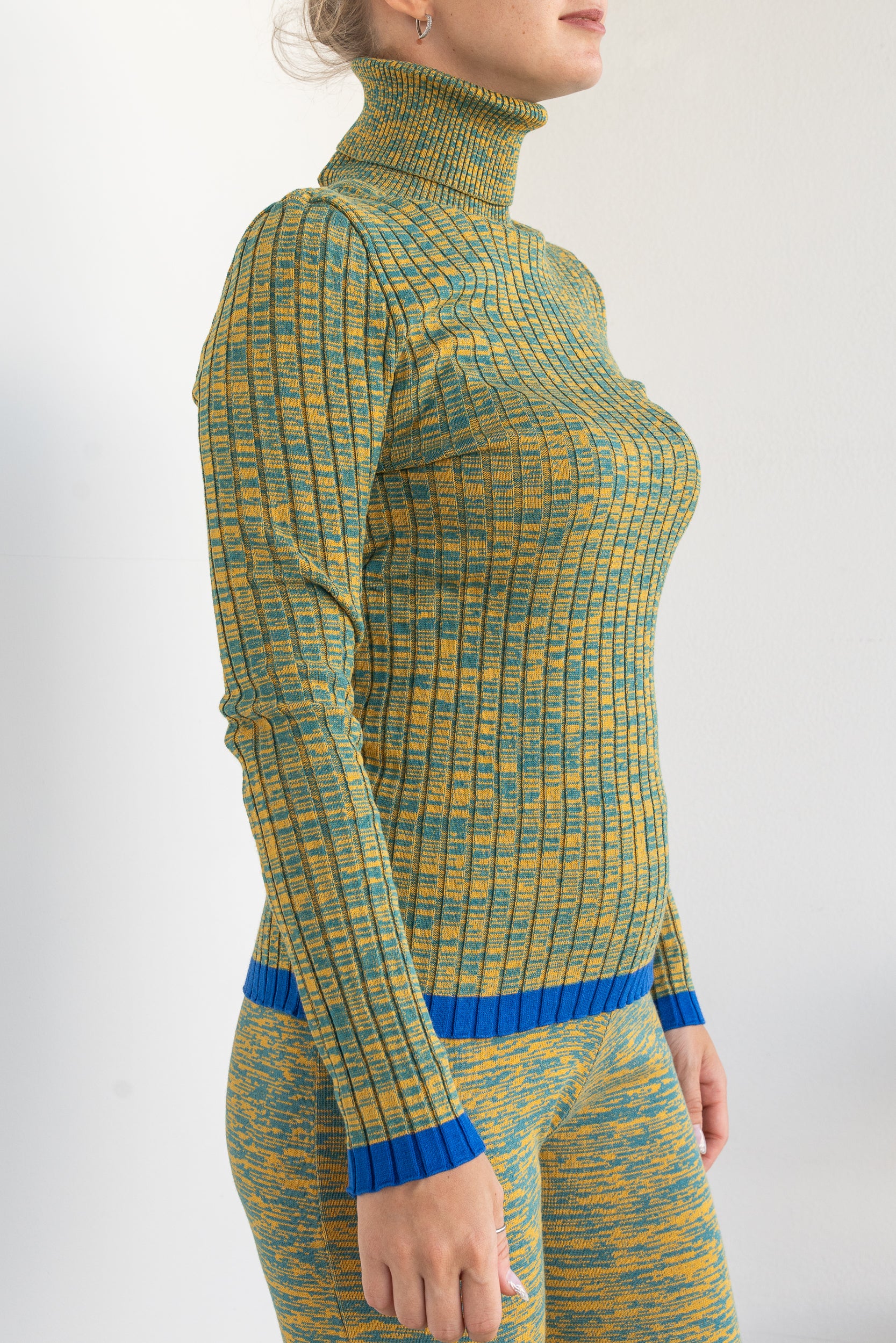 Ribbed turtleneck