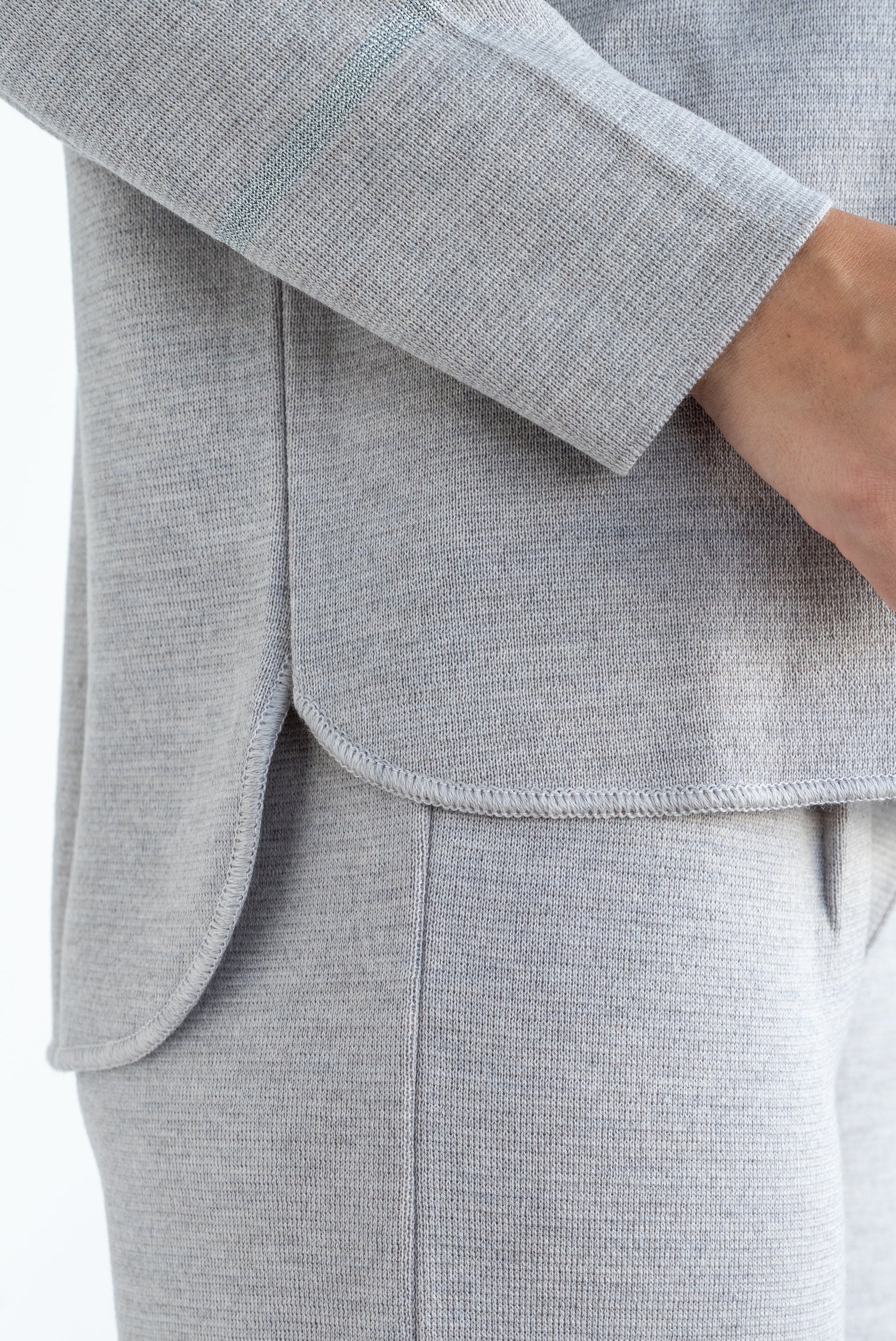 Knitted sweatshirt