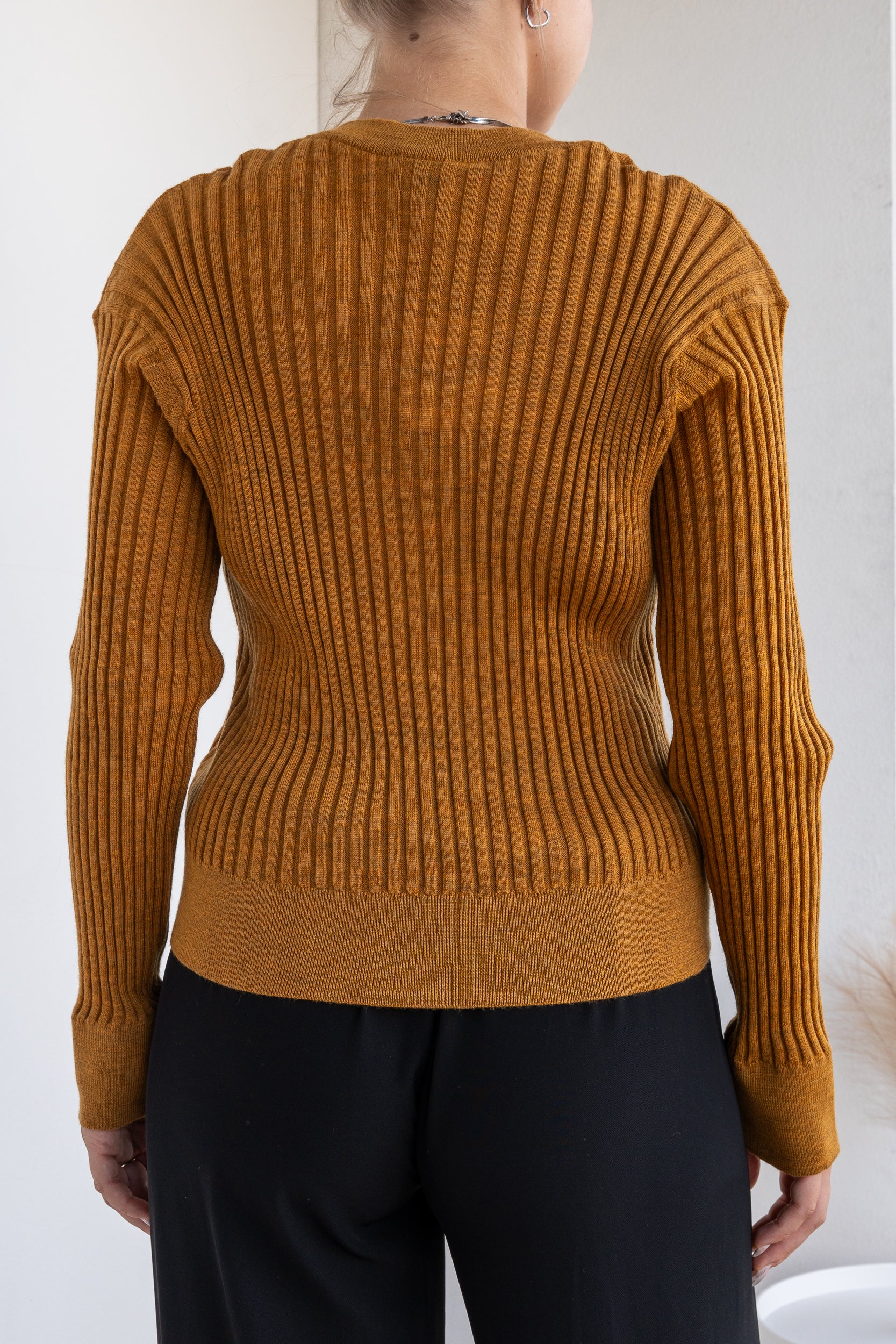 Ribbed merino sweater