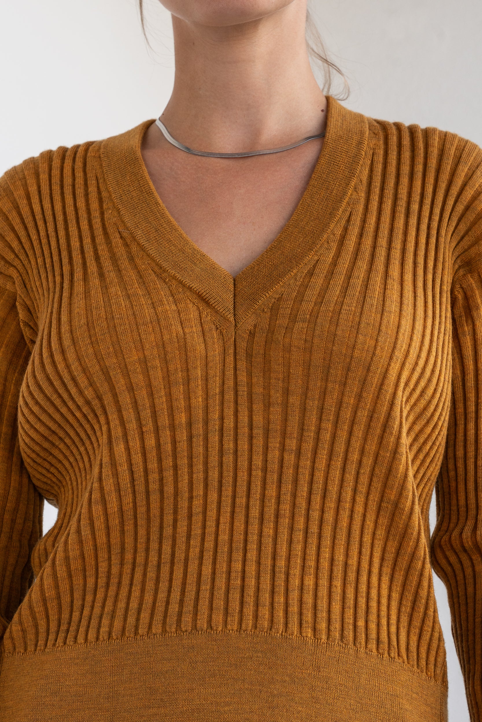 Ribbed merino sweater