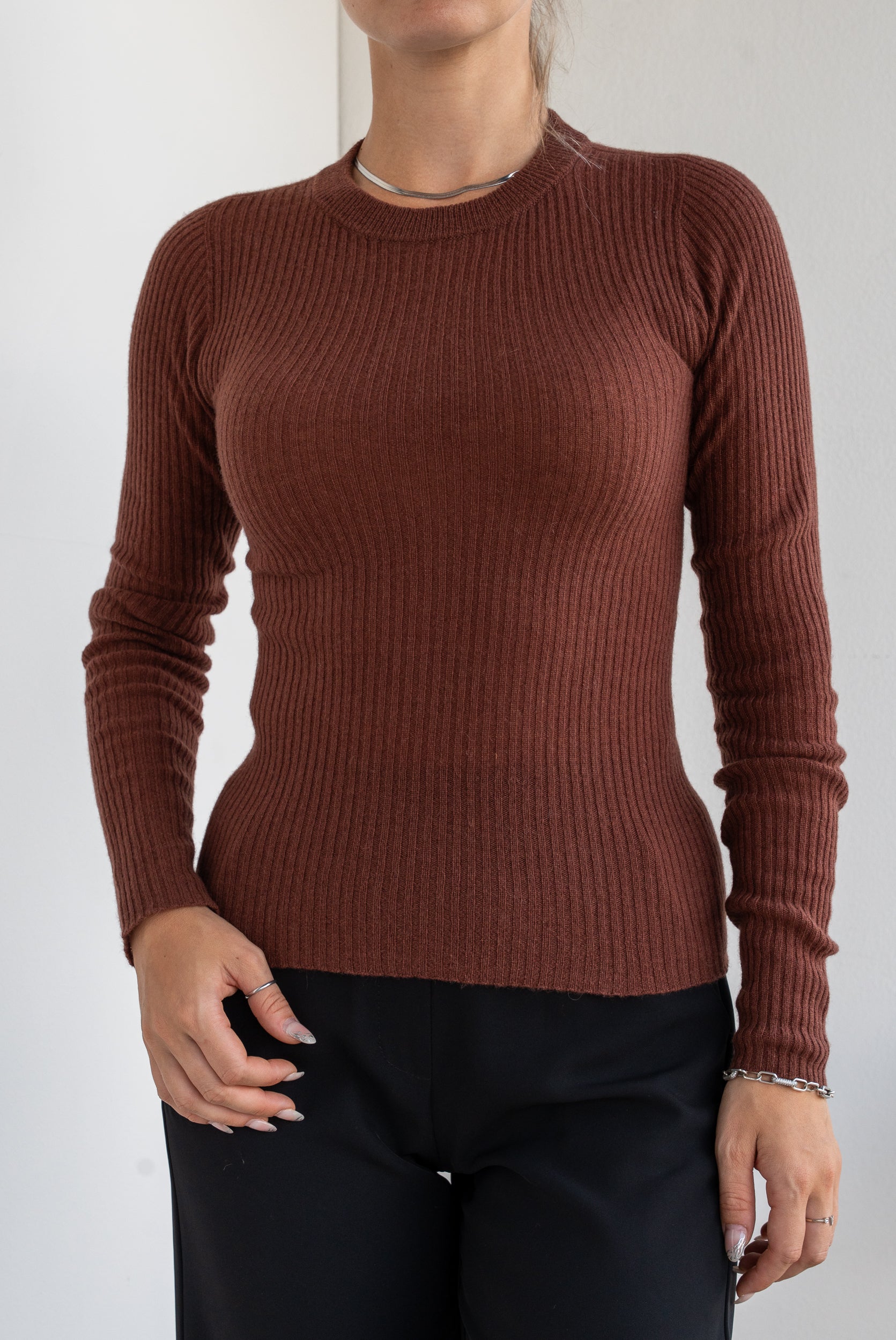 Ribbed sweater