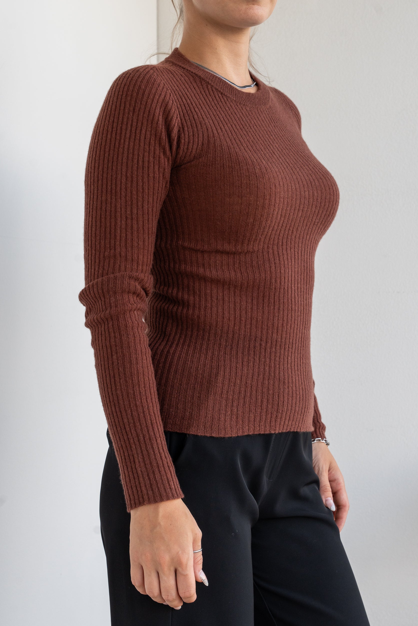 Ribbed sweater