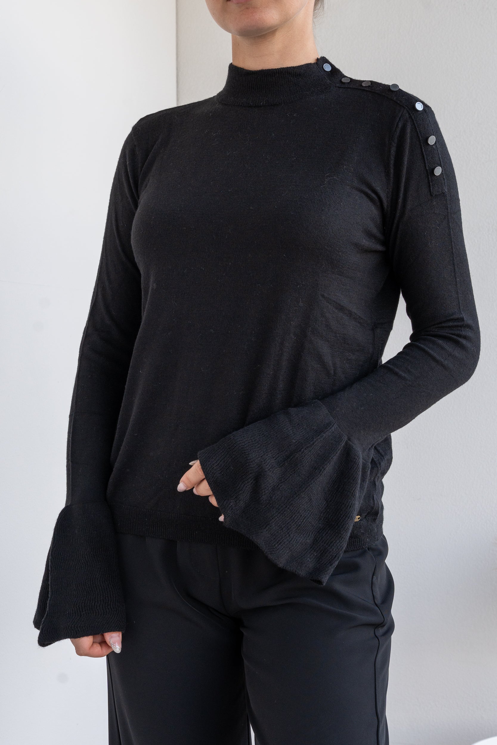 Maglia con volant
