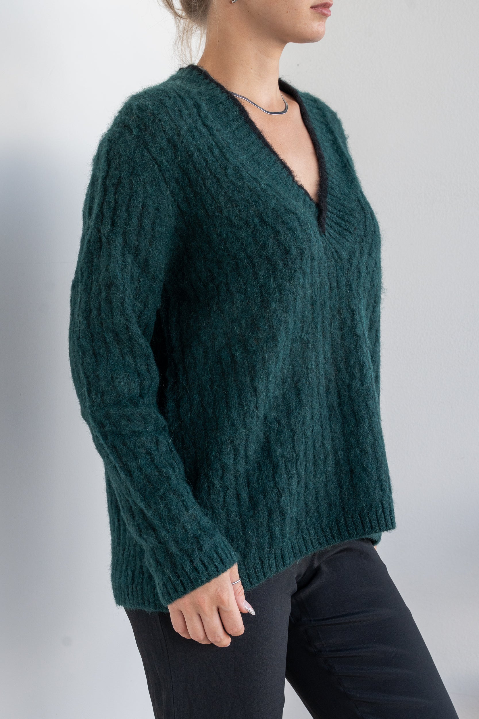 V-neck sweater