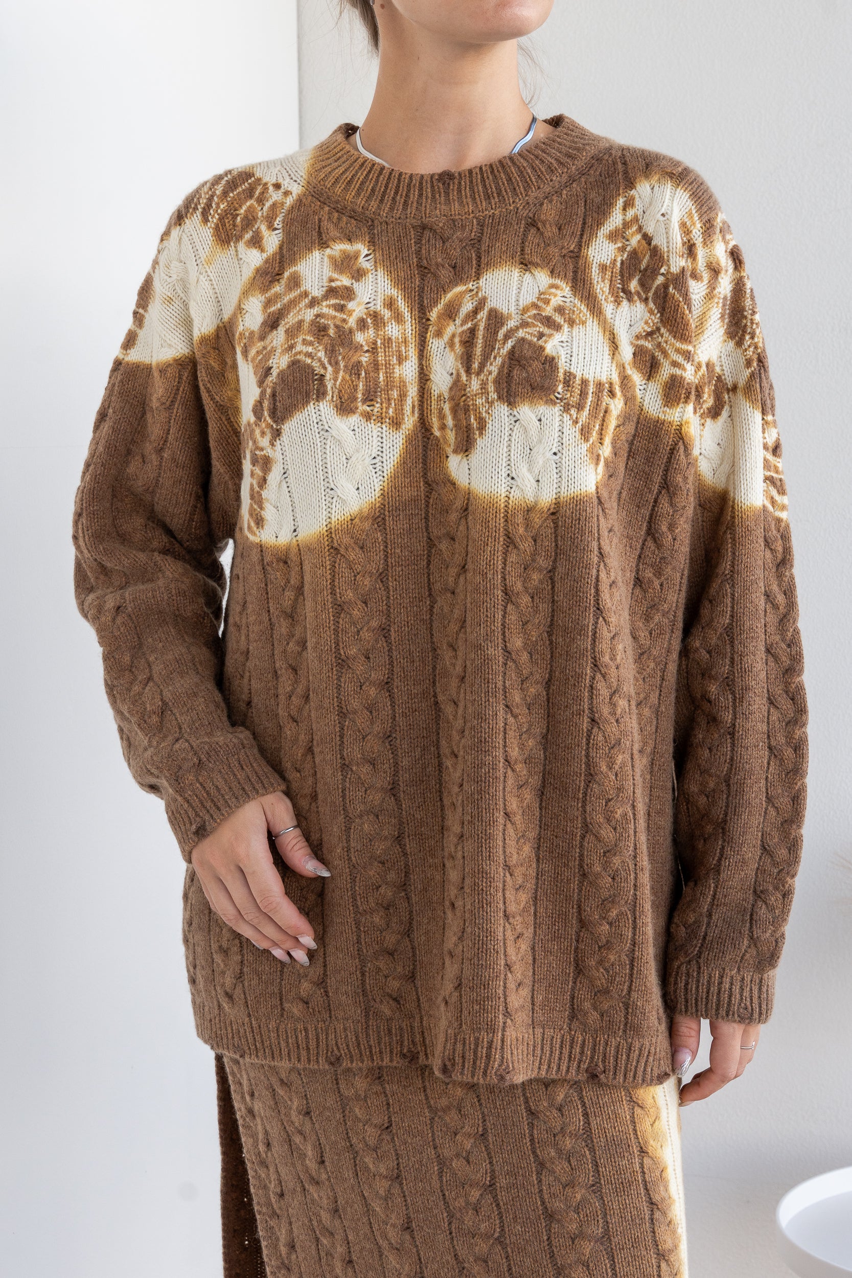 Maglia a treccia