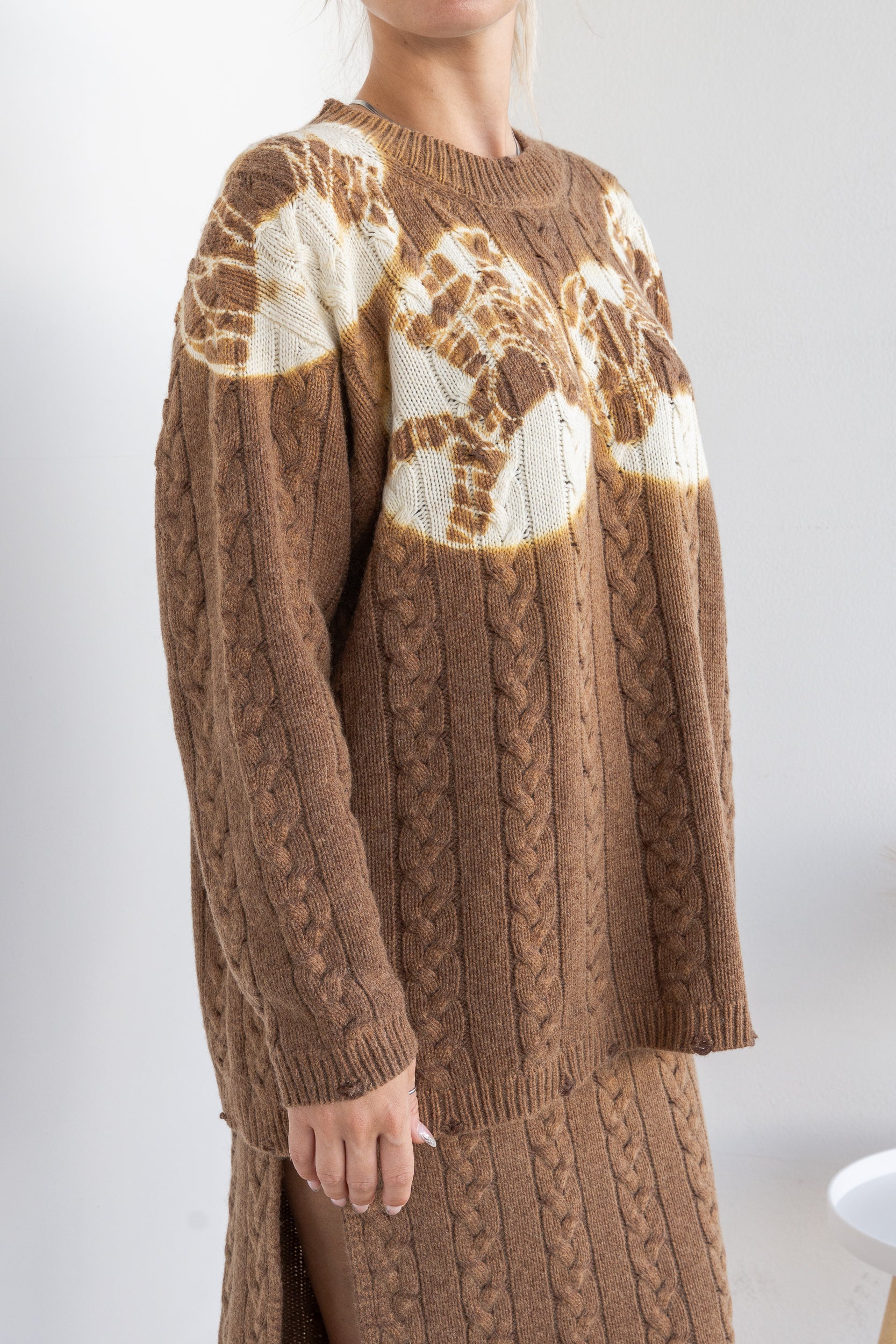 Maglia a treccia