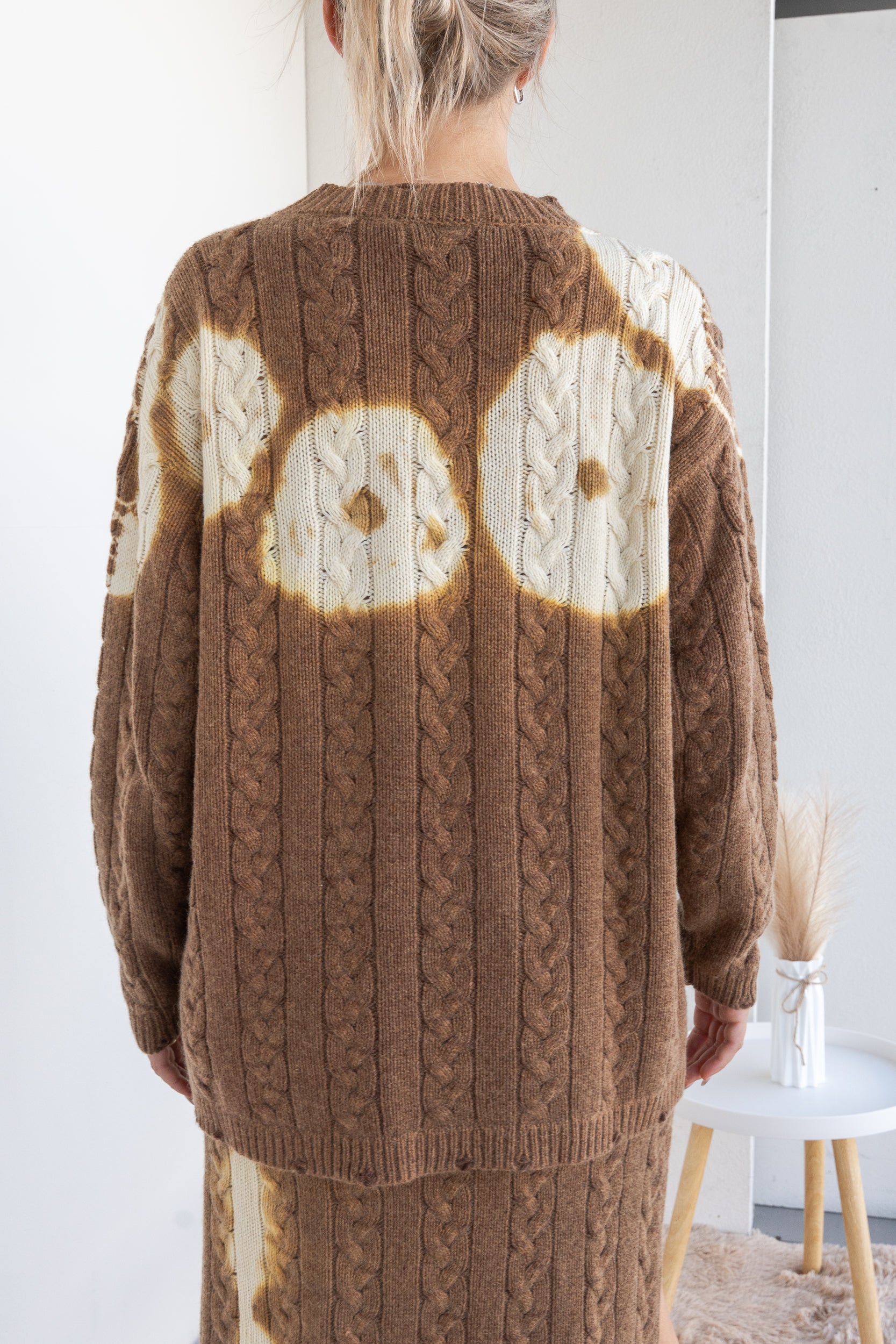 Maglia a treccia