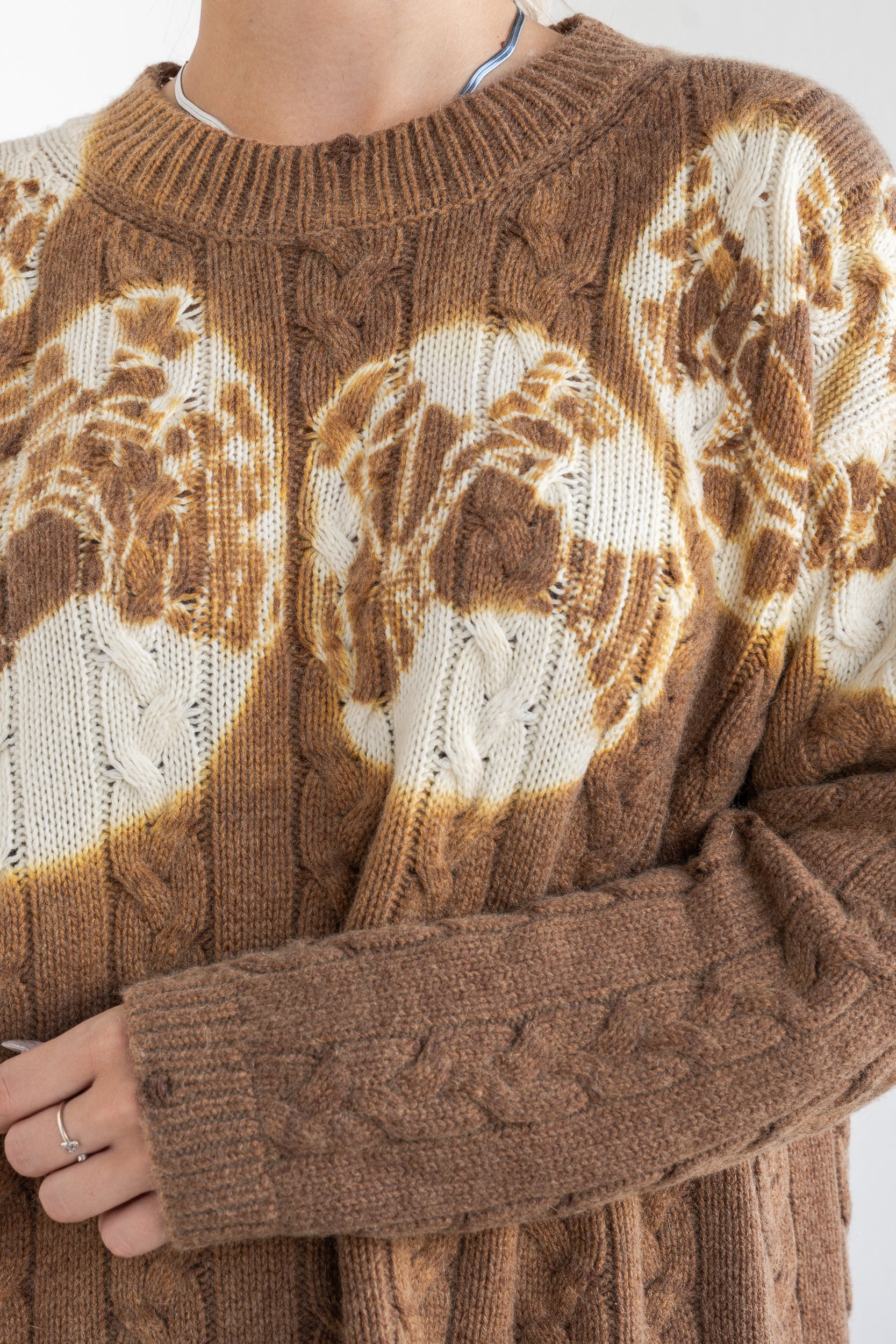 Maglia a treccia