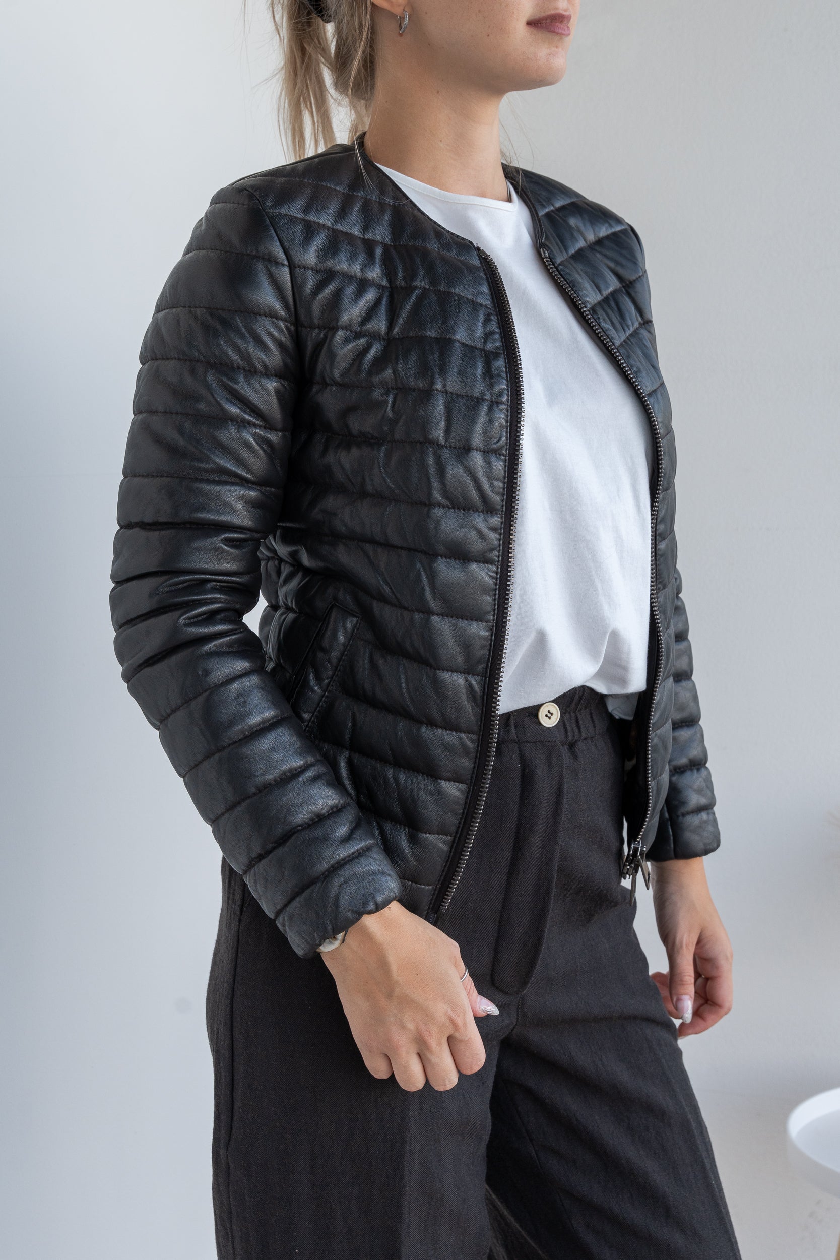 Real leather jacket