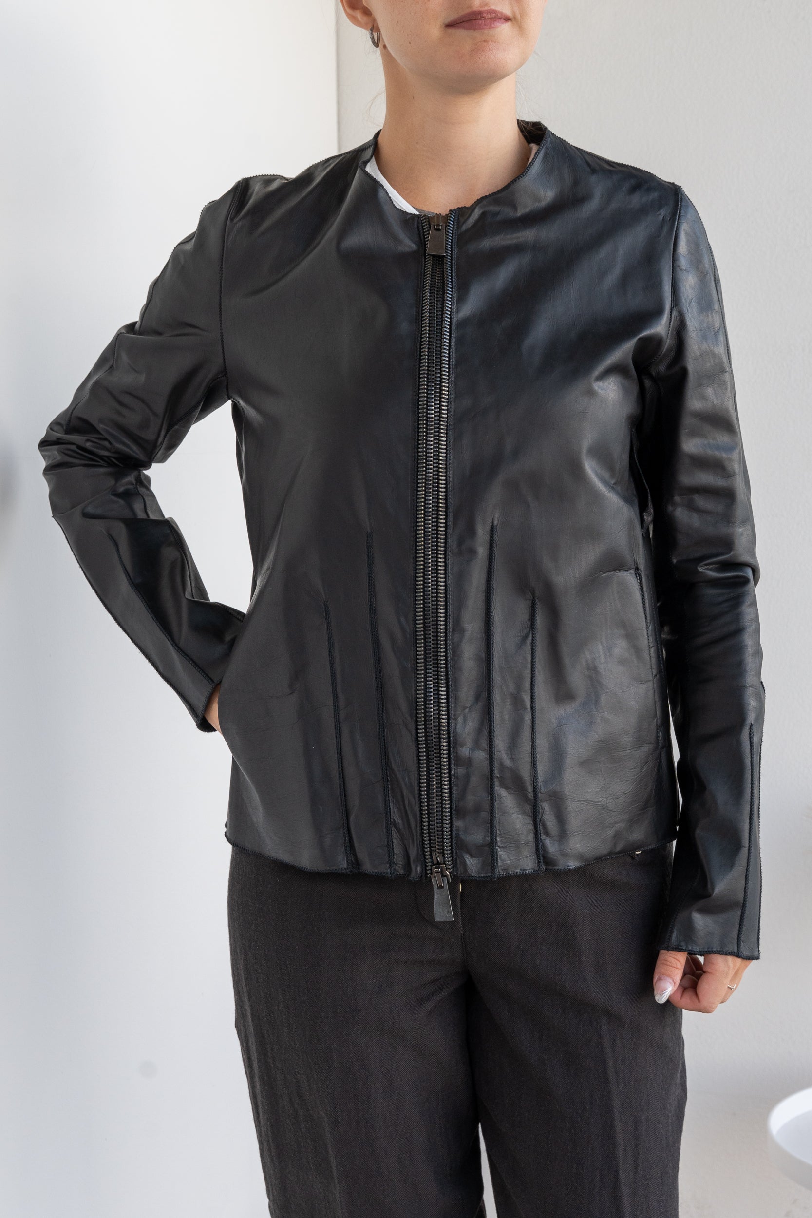 Leather jacket