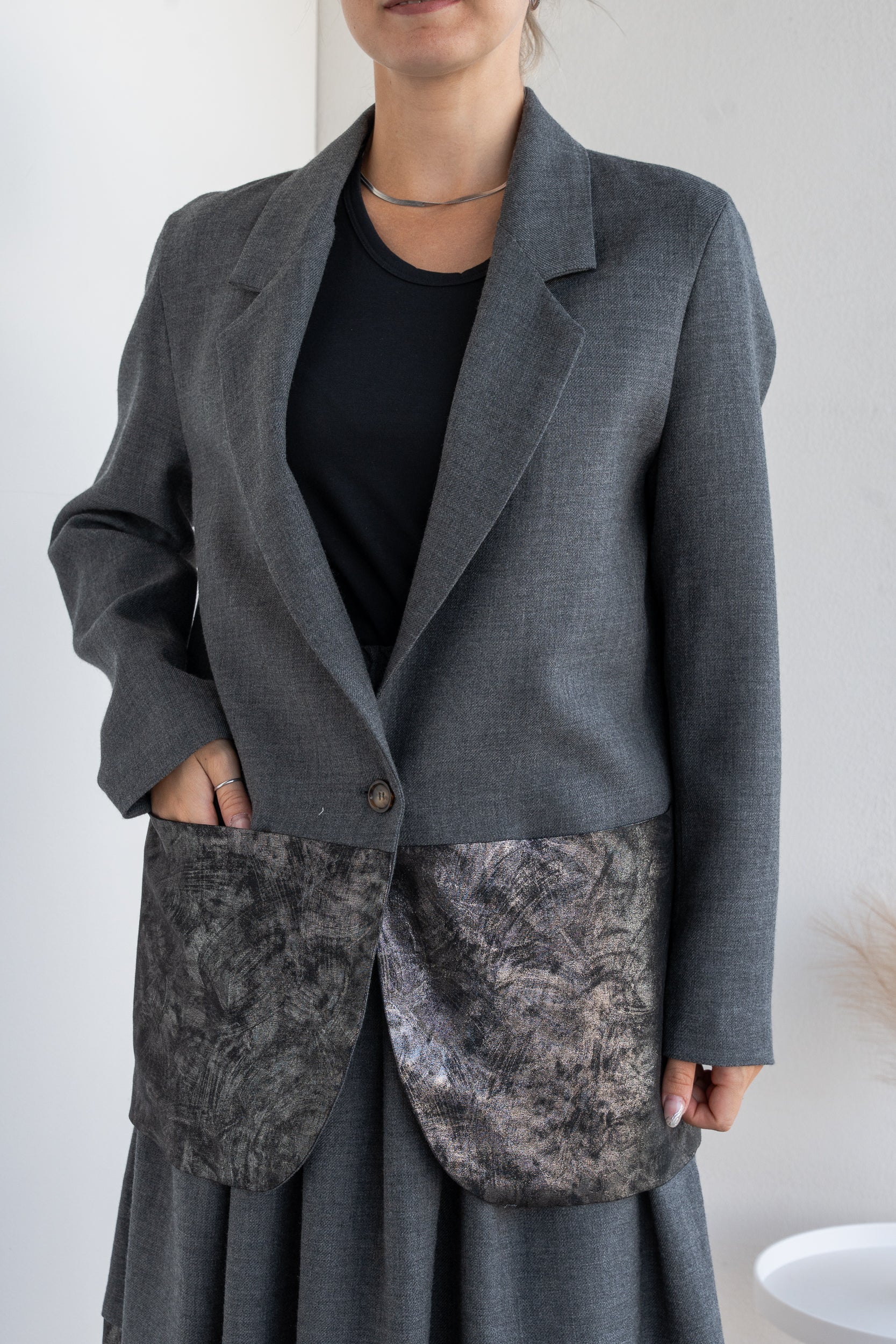 Double fabric jacket