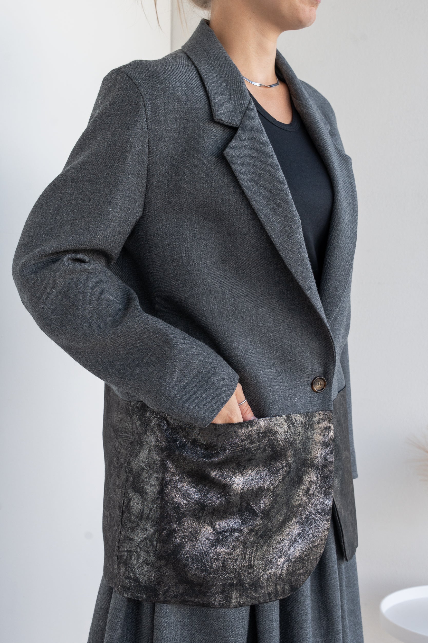 Double fabric jacket