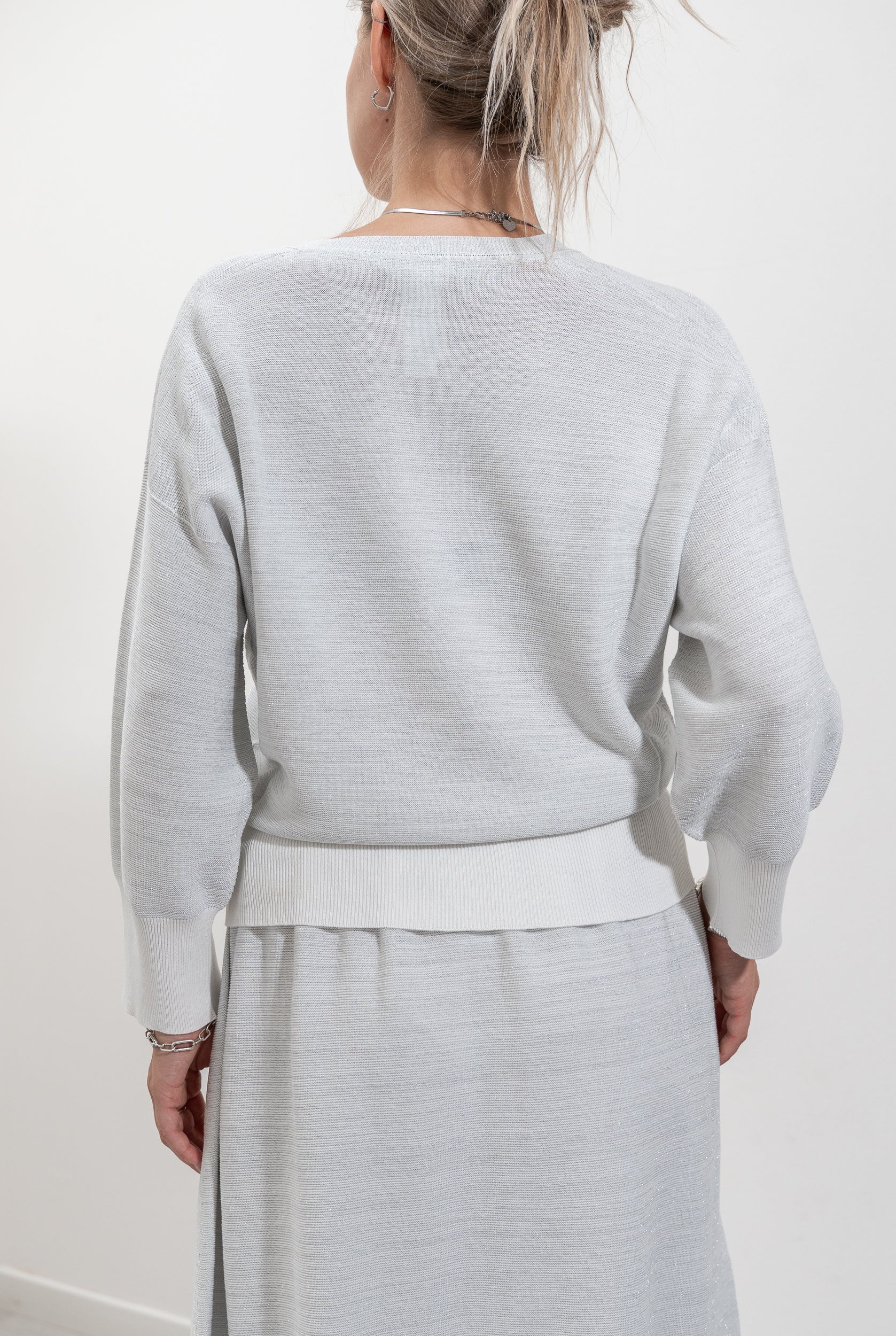 Lurex effect sweater