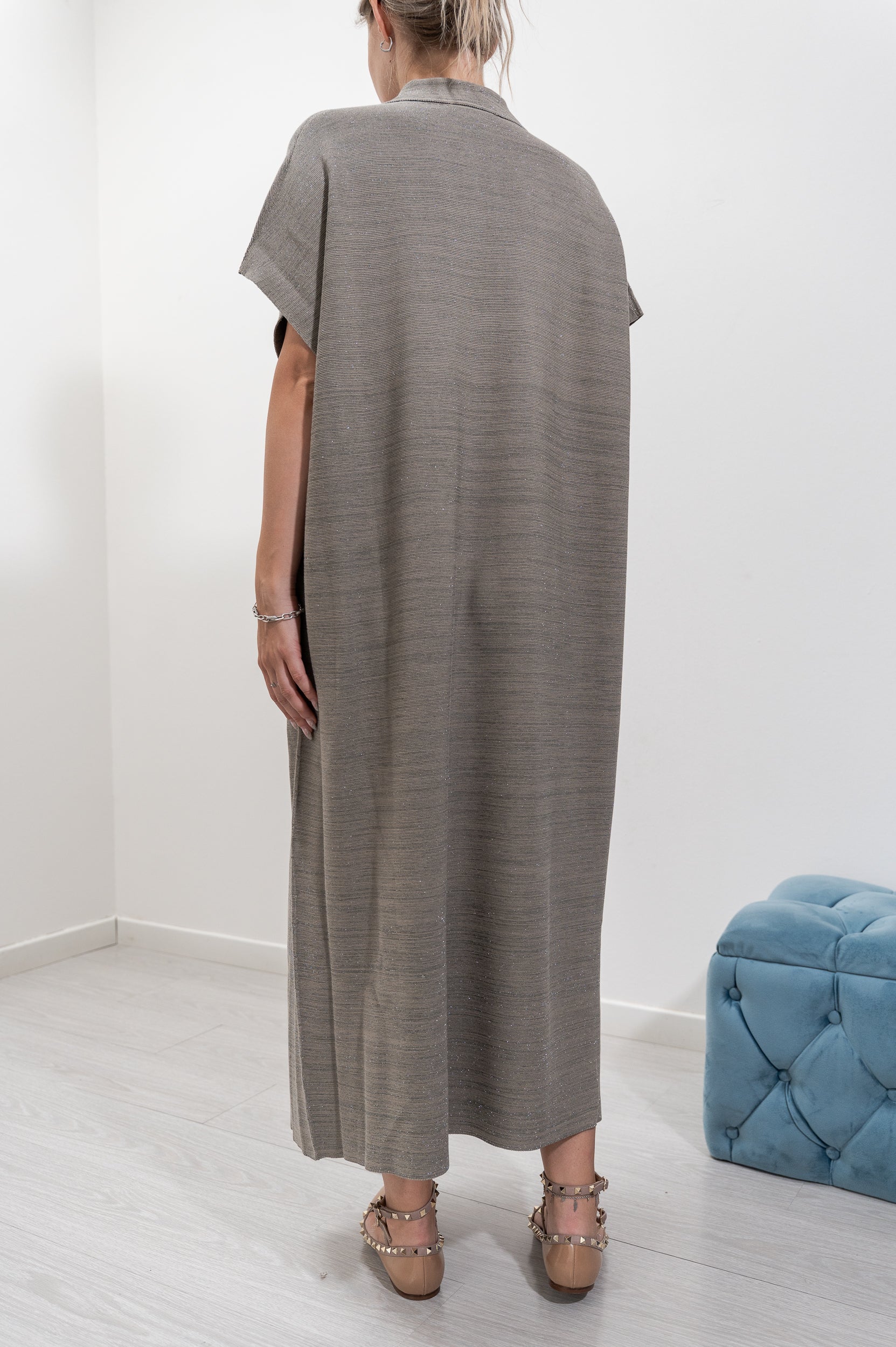 Lurex effect dress