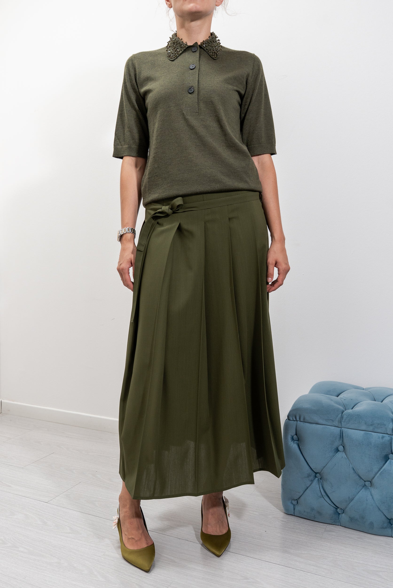Pleated skirt