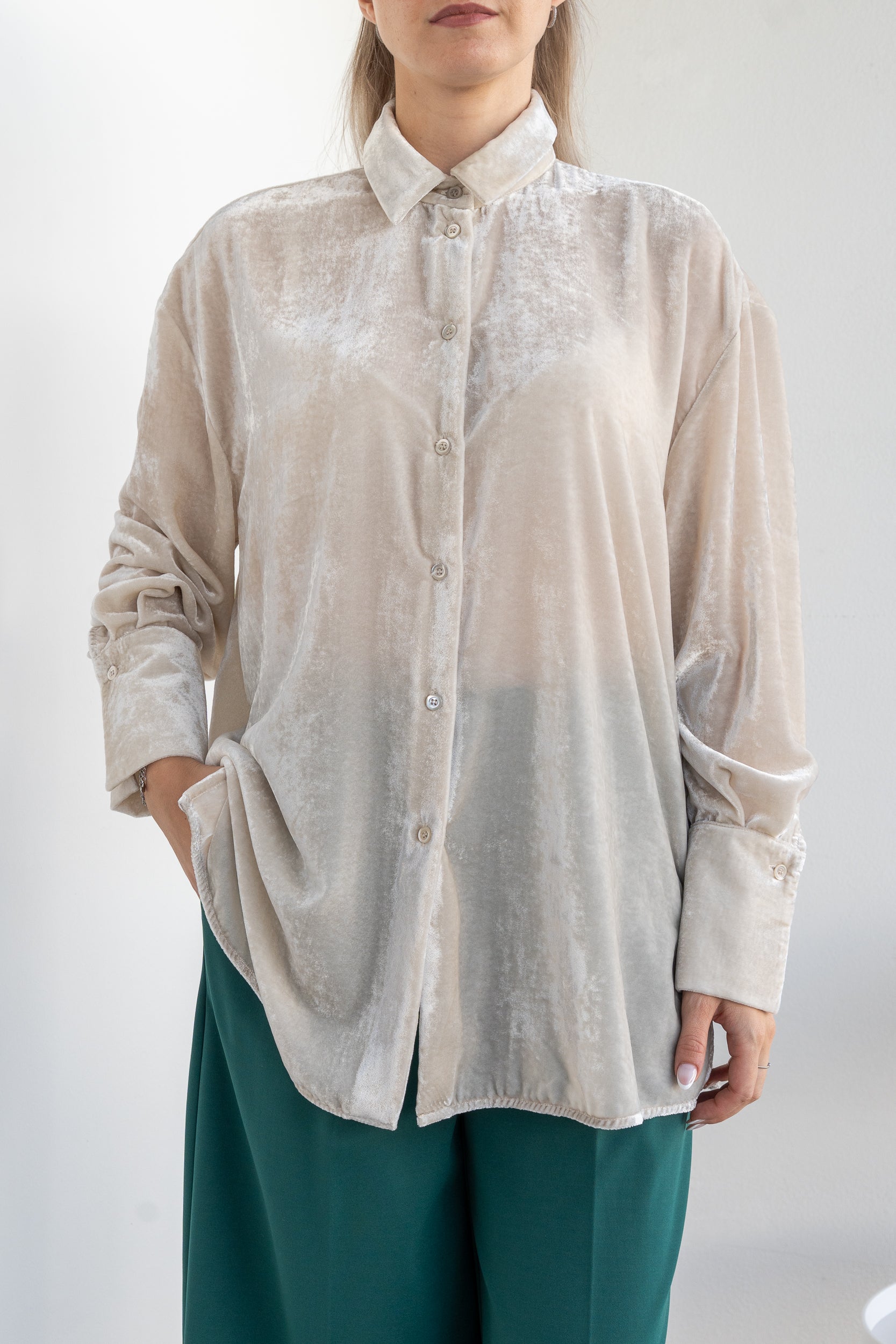 Chenille effect shirt