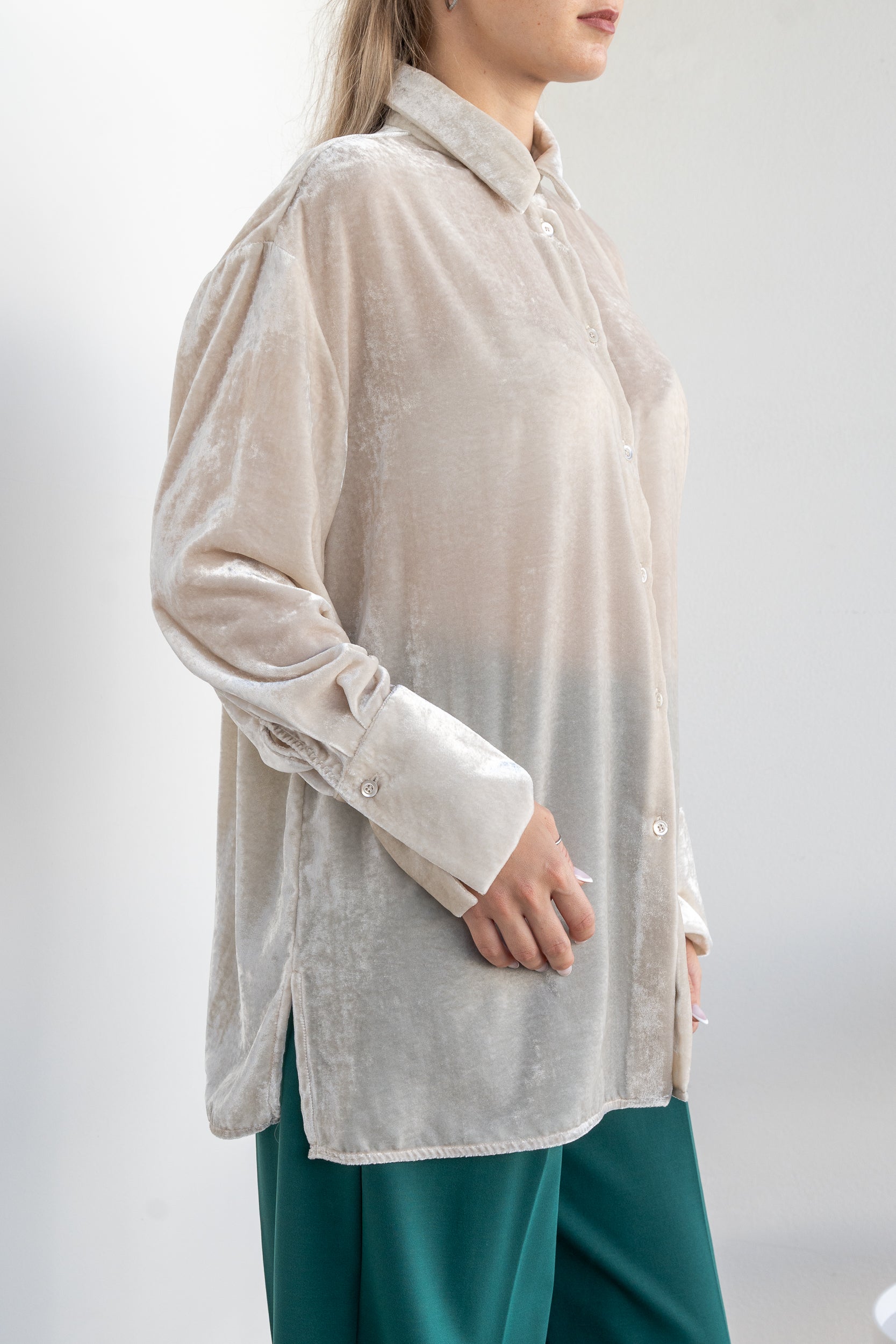 Chenille effect shirt