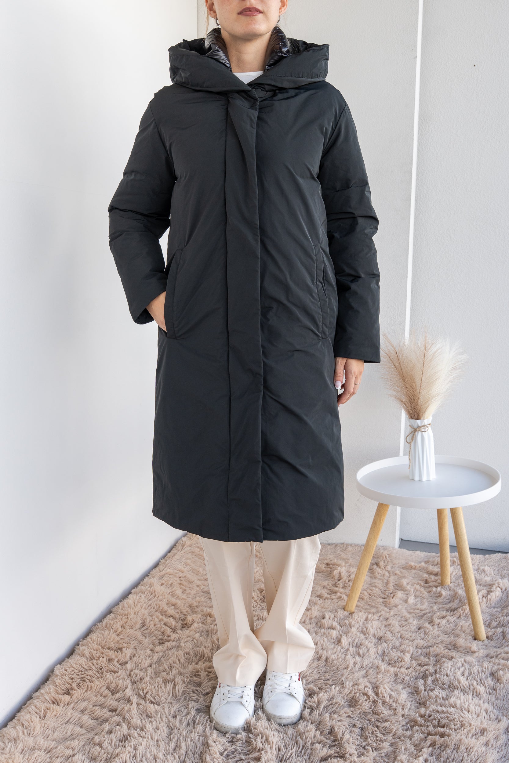 Longuette down jacket