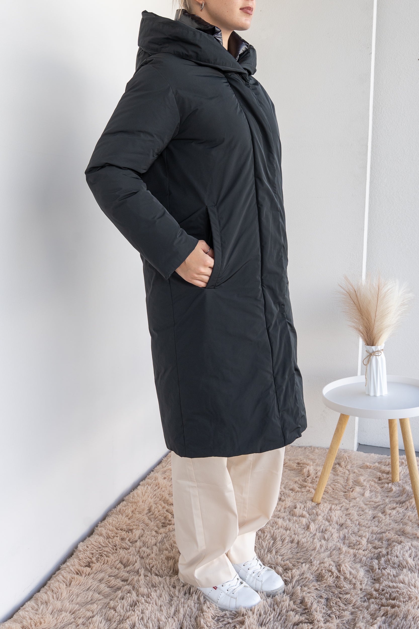 Longuette down jacket