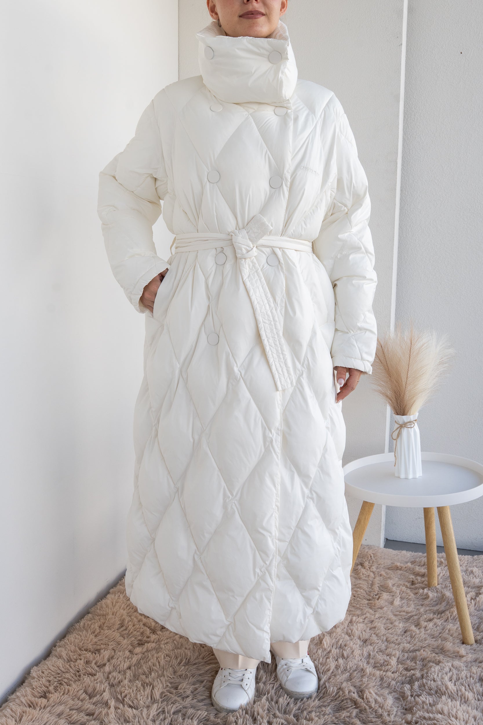 Long down jacket