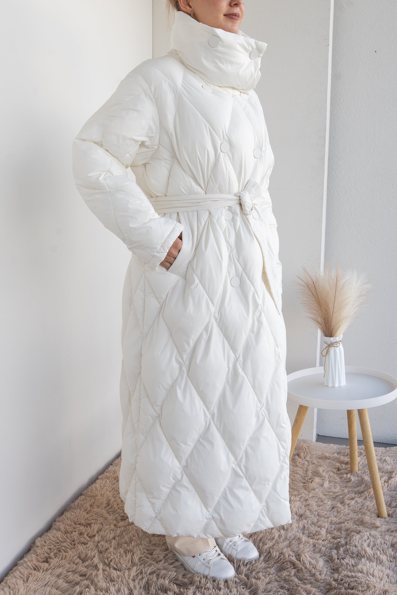 Long down jacket