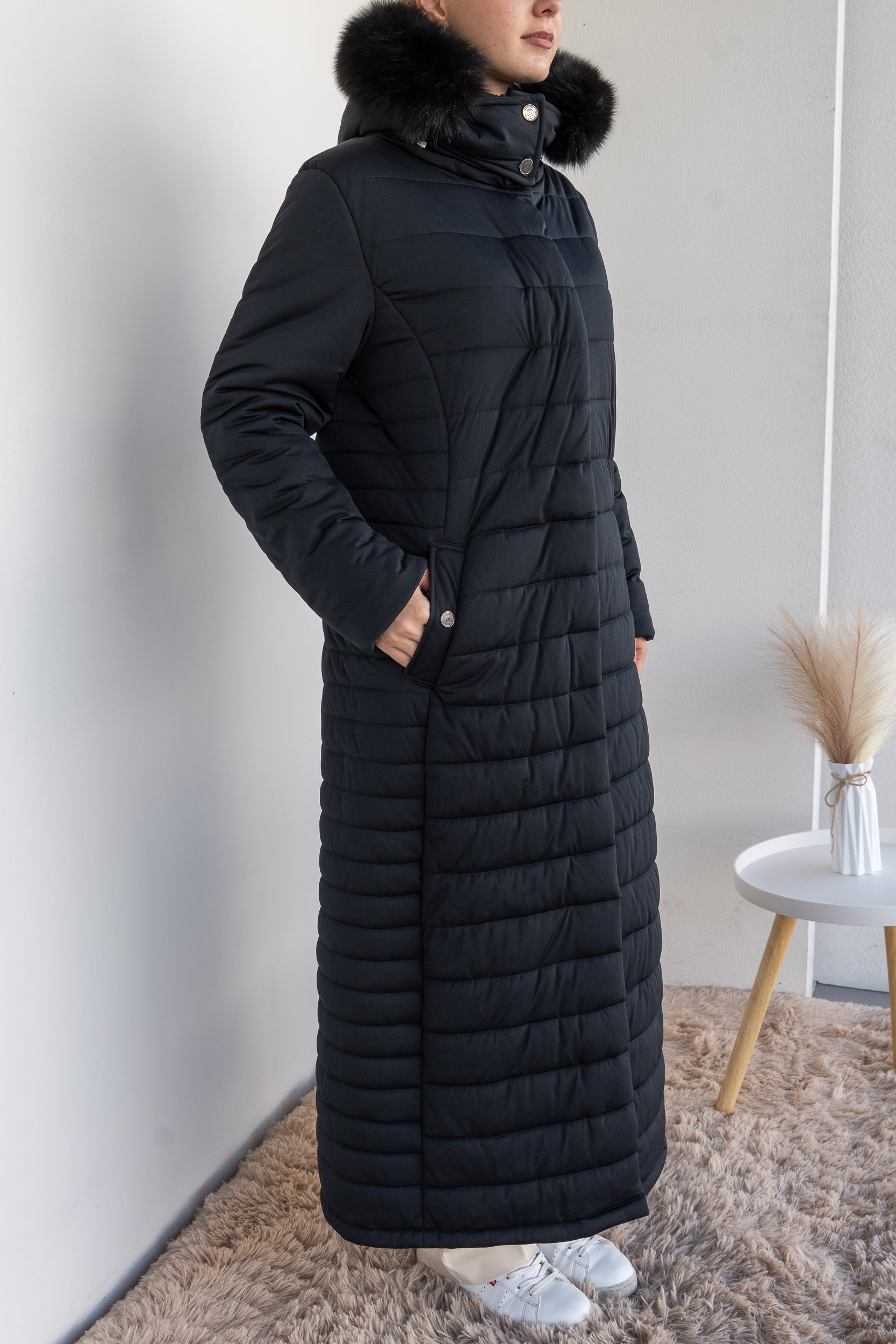 Long down jacket