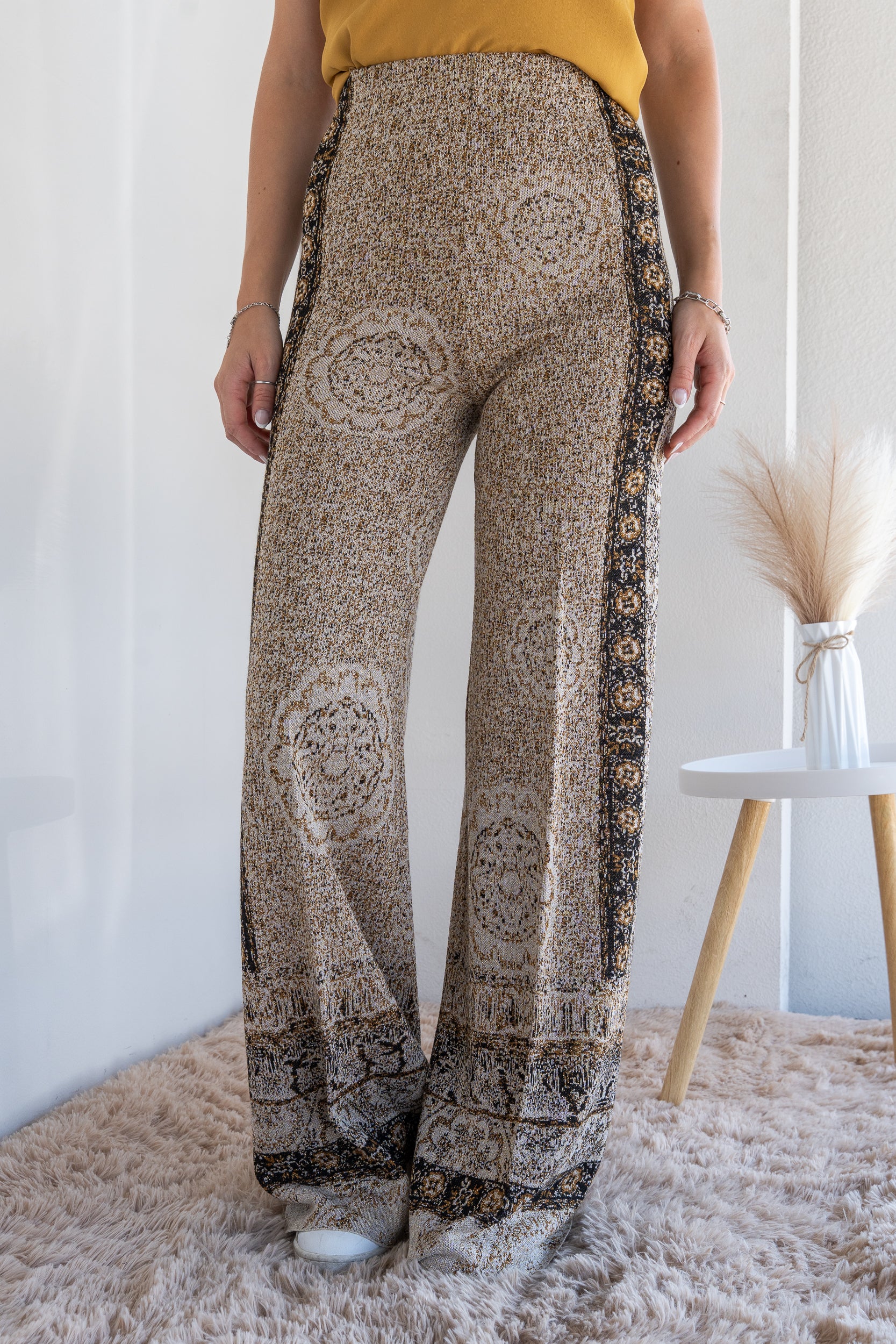 Pantalone fantasia lurex