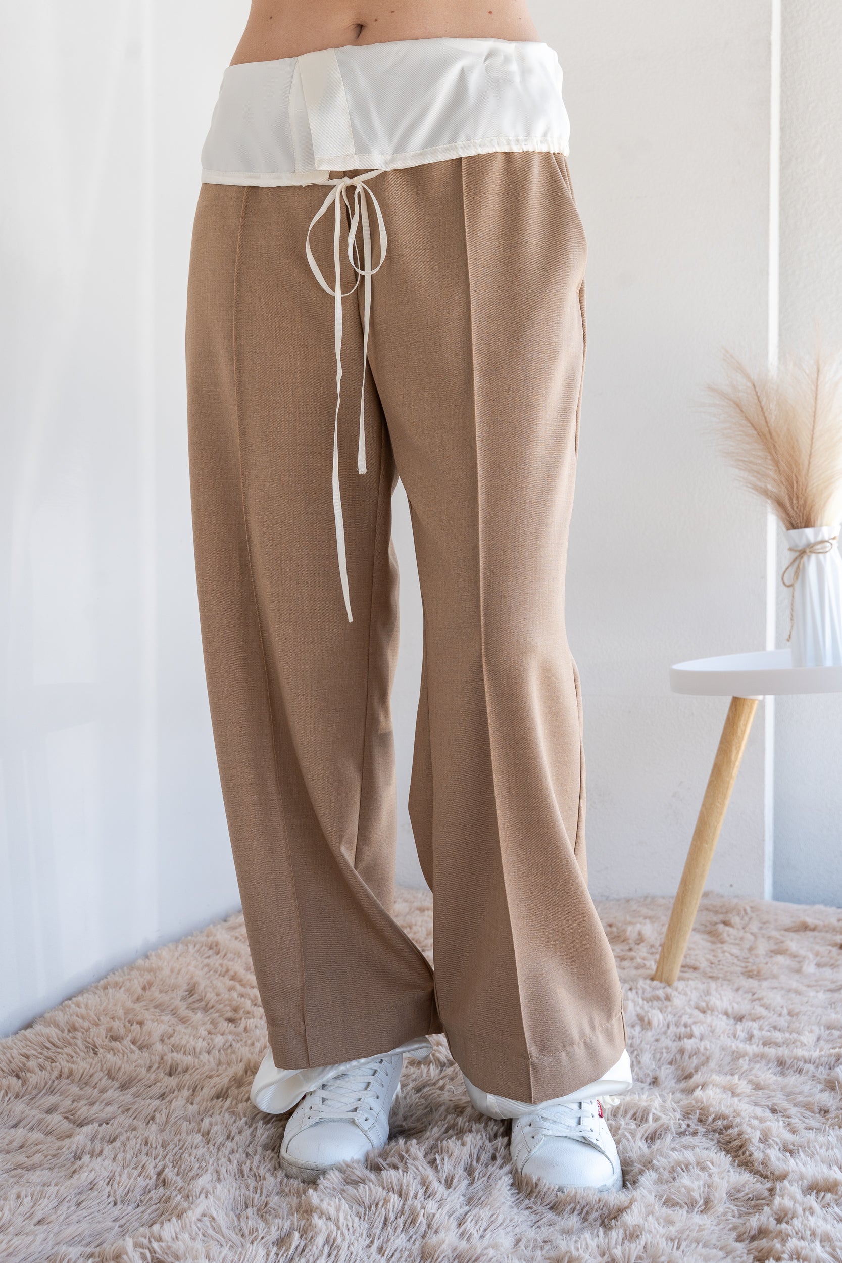 Pantalone con fodera