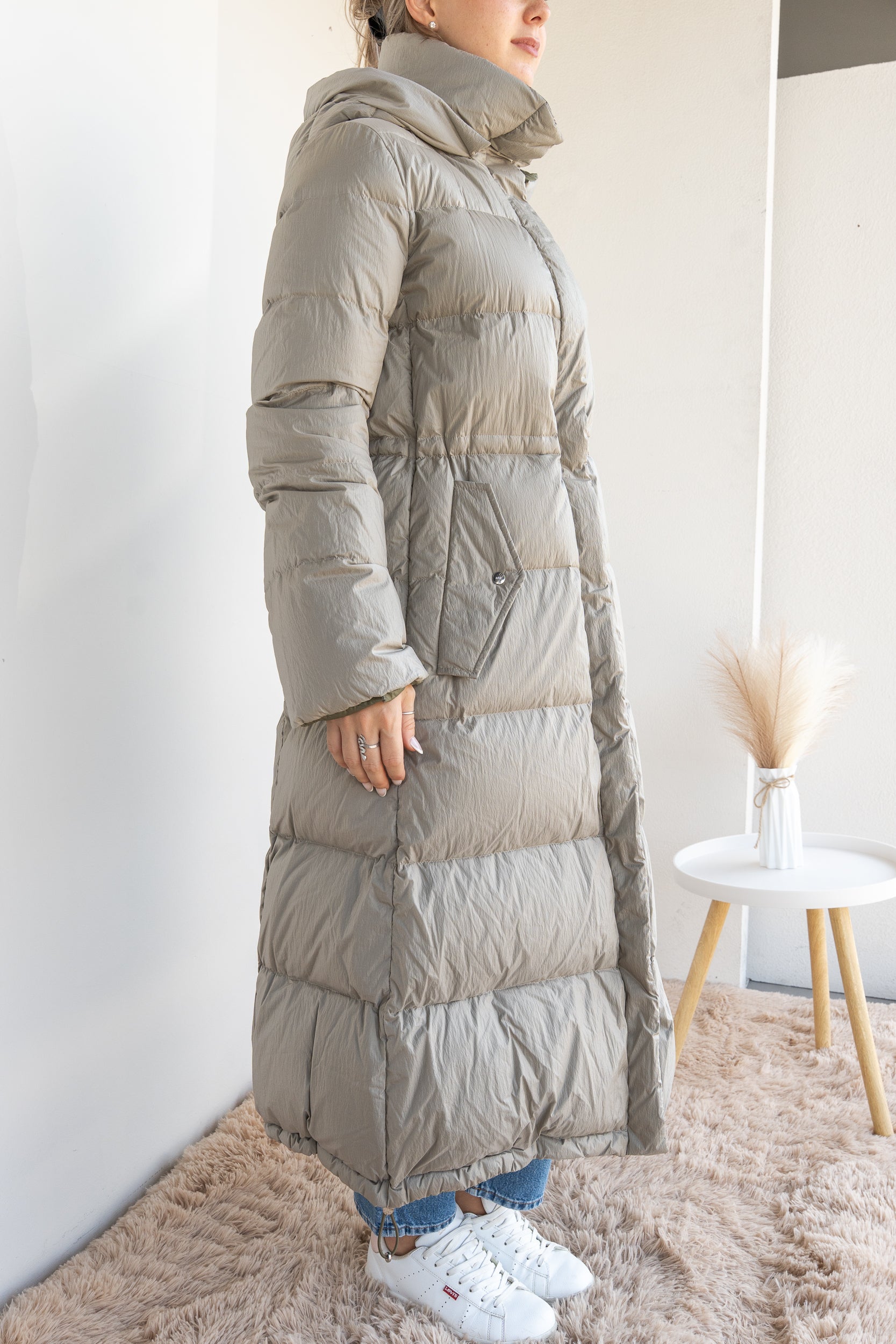 Double-faced down jacket