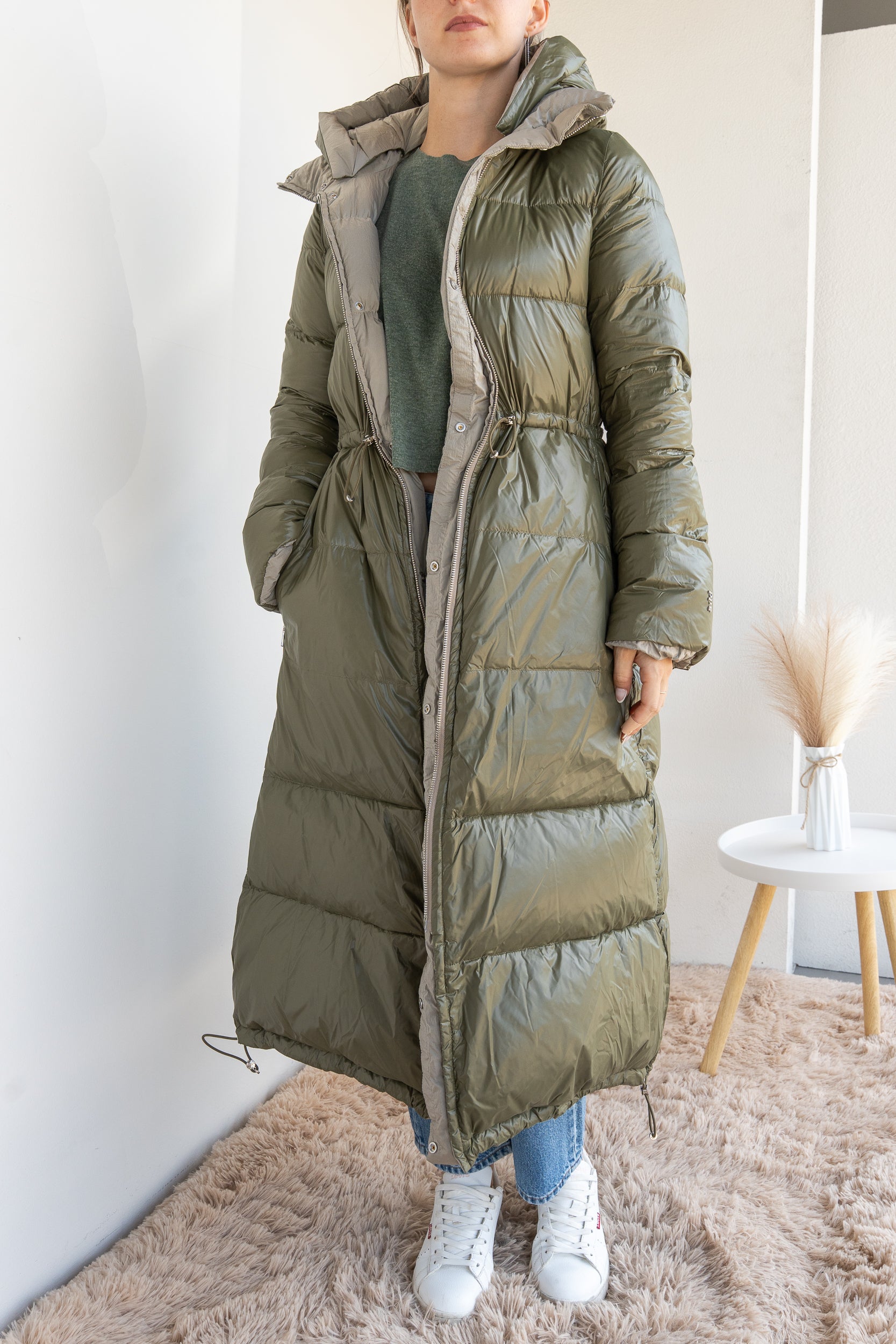 Double-faced down jacket