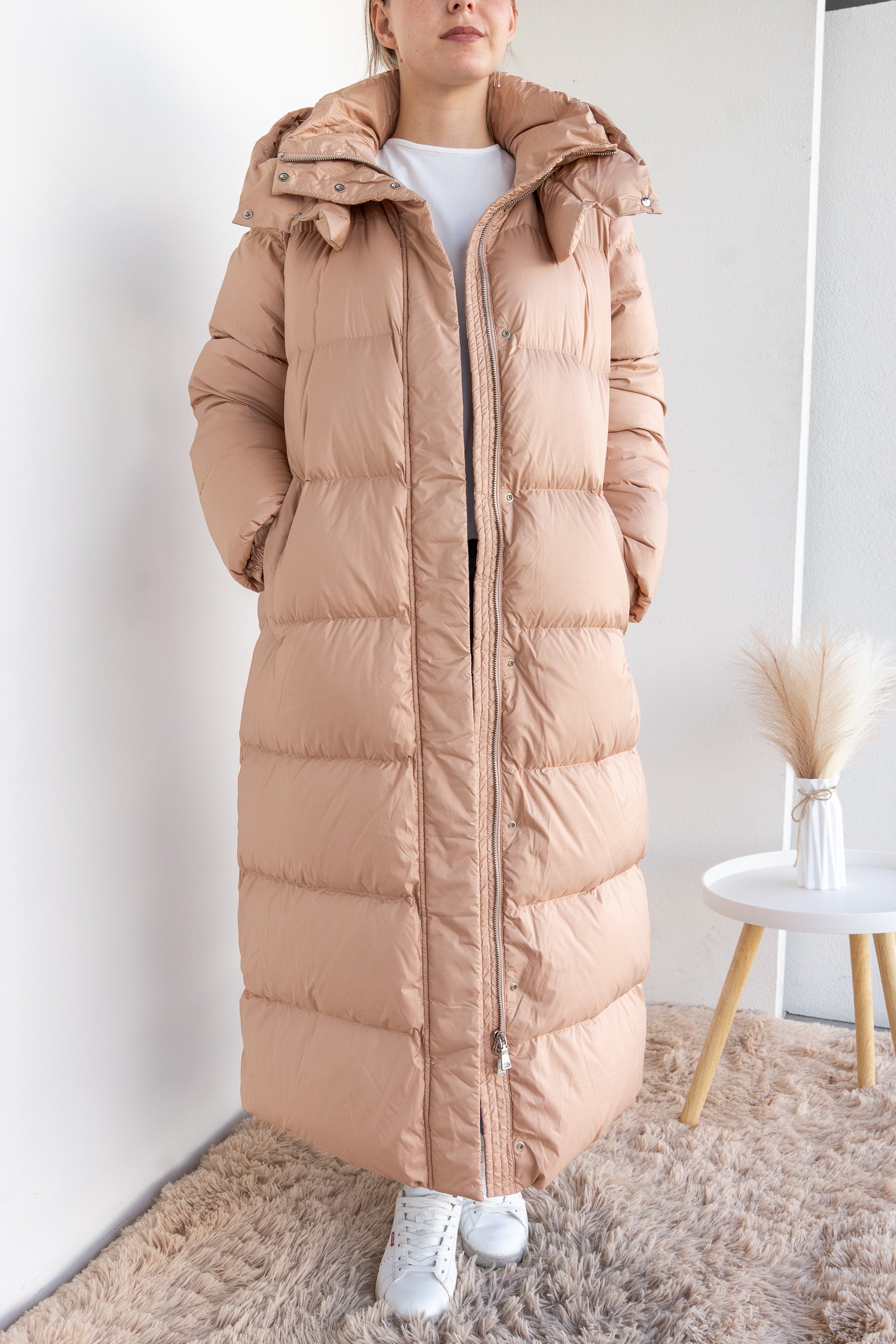 Long down jacket