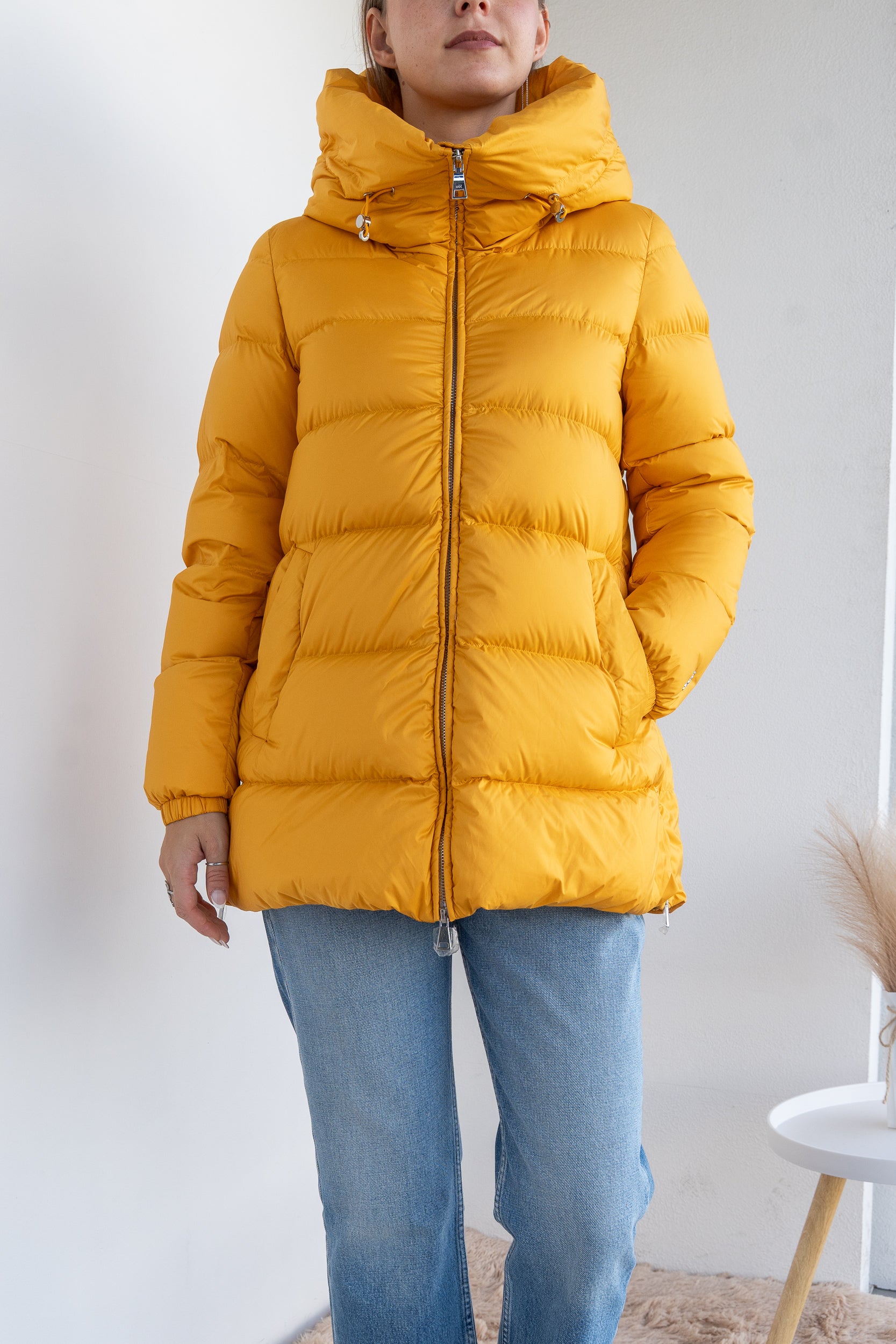 Coral sun down jacket