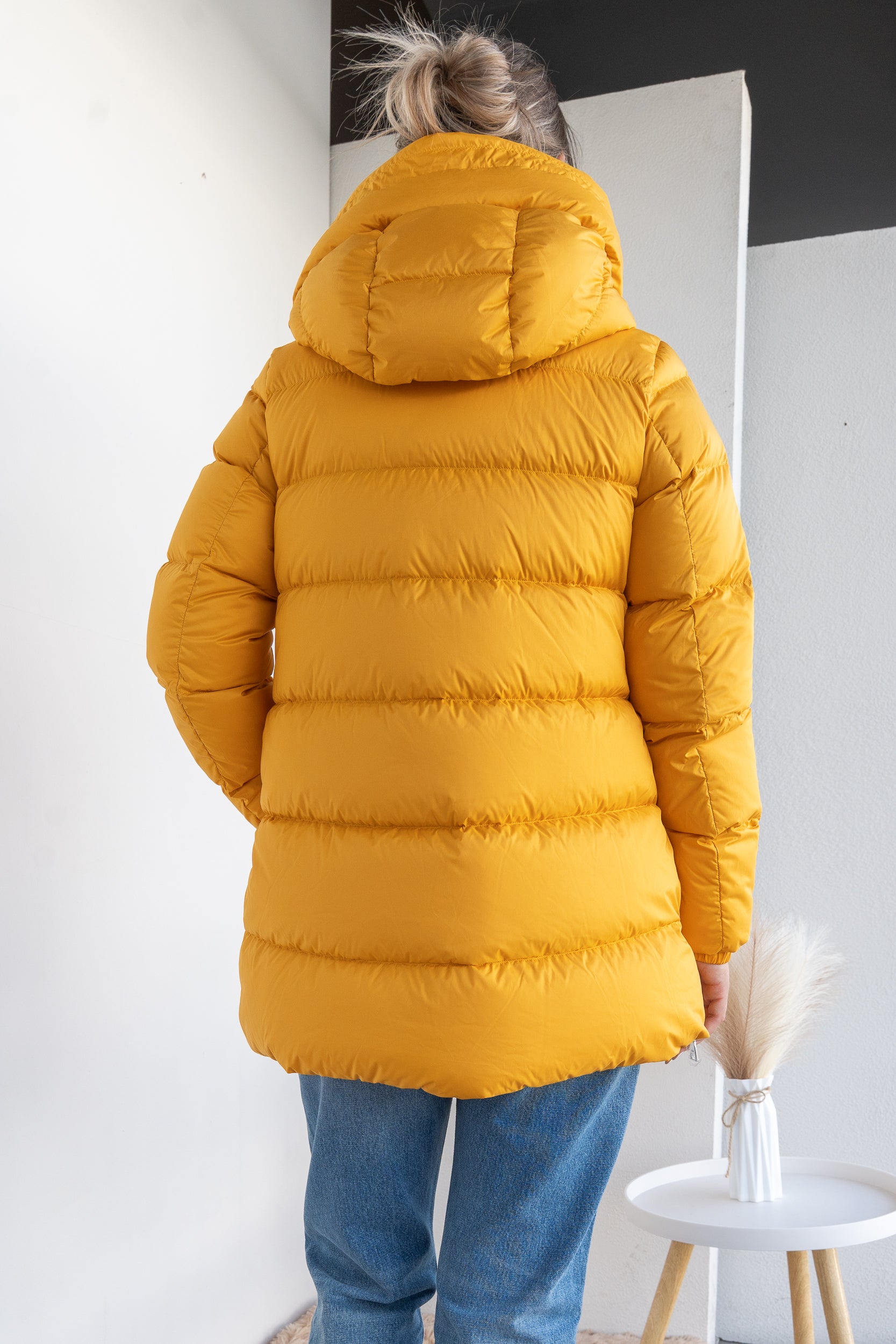 Coral sun down jacket