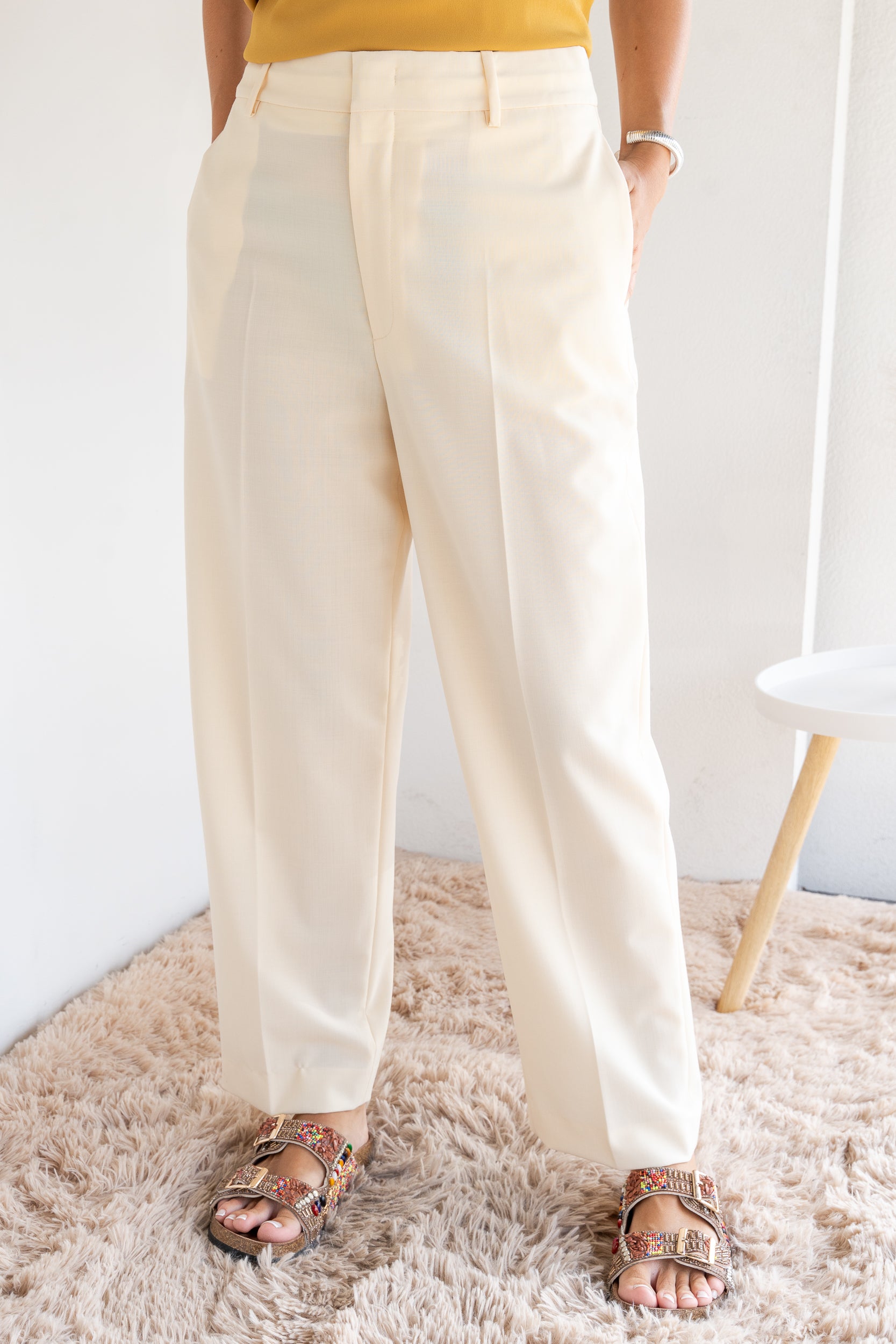 Pantalone champagne